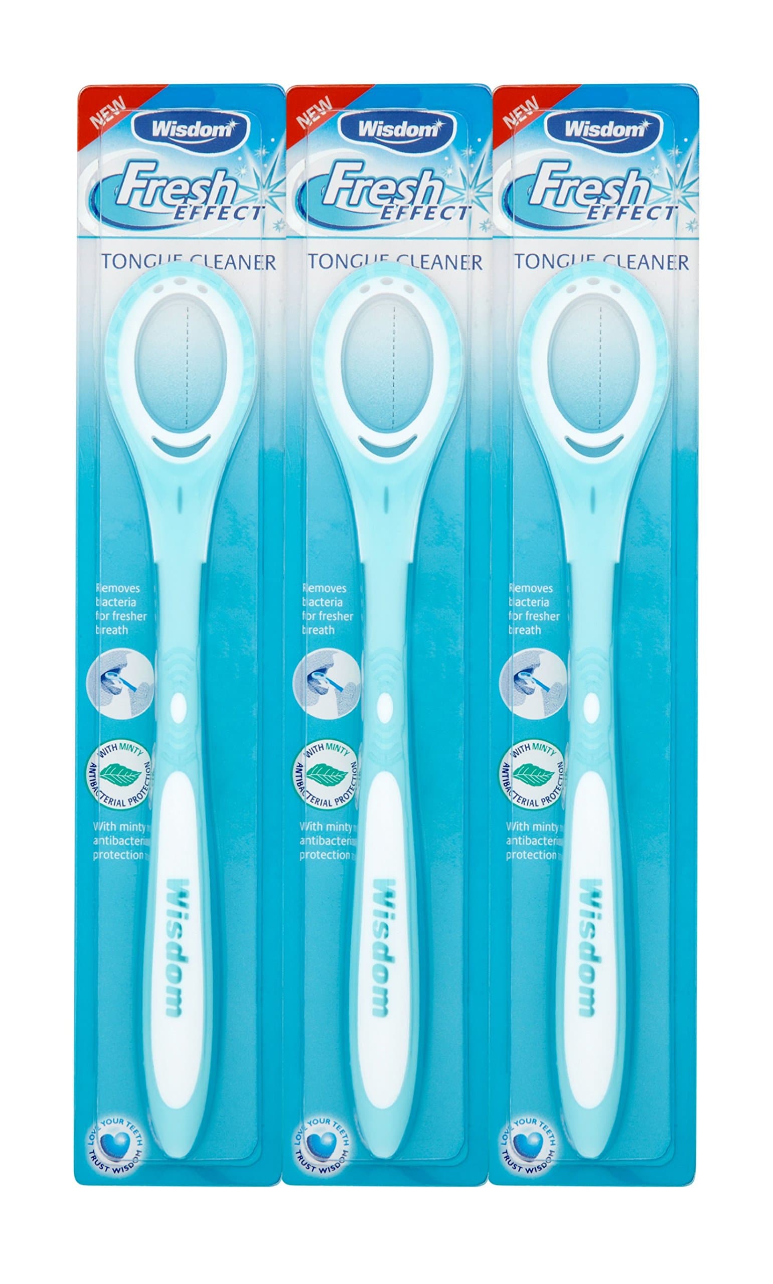 Wisdom Fresh Effect Tongue Cleaner, Pack of 3