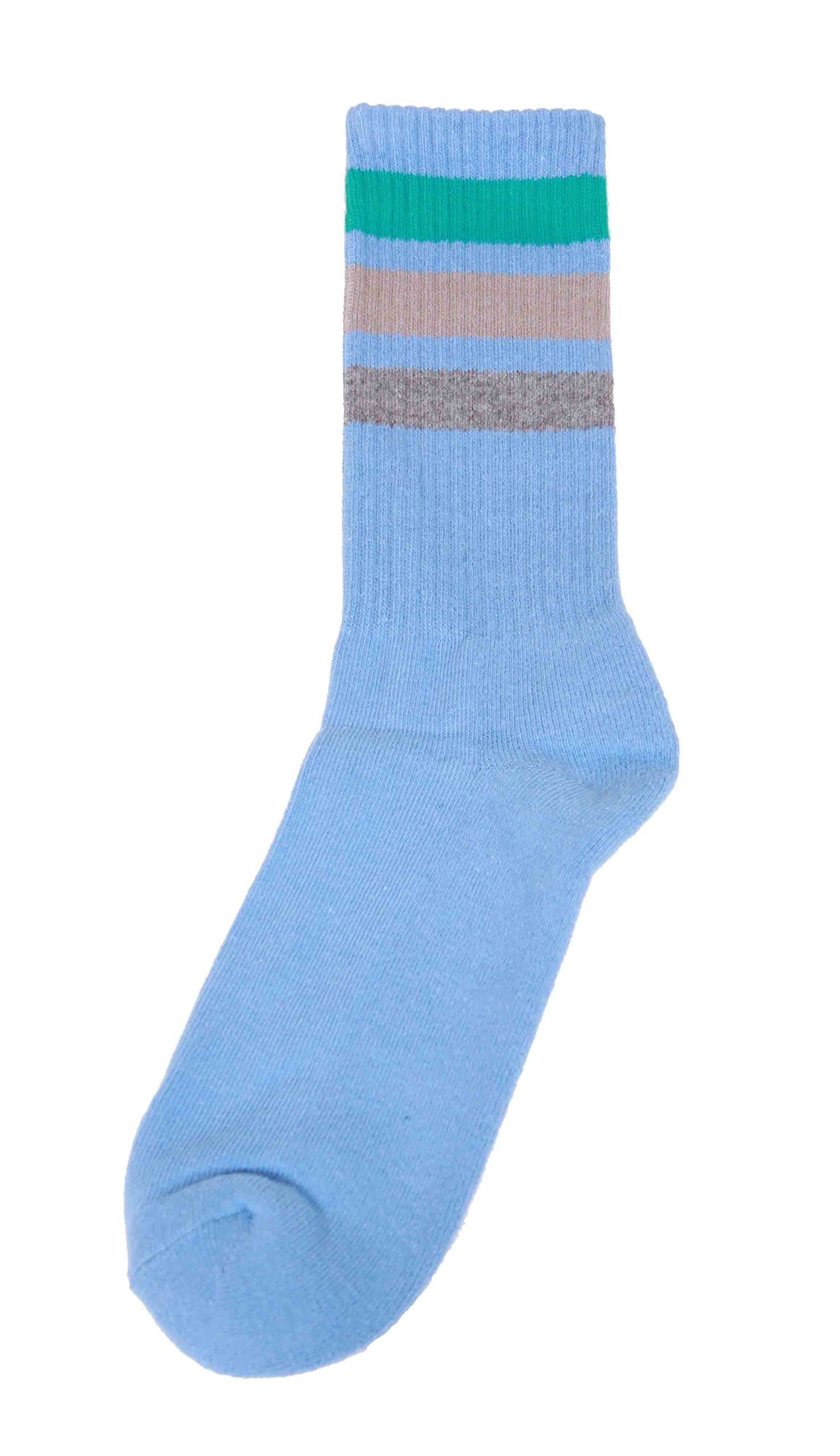 Pacwest Knits Men's Ribbed Socks With Stripes