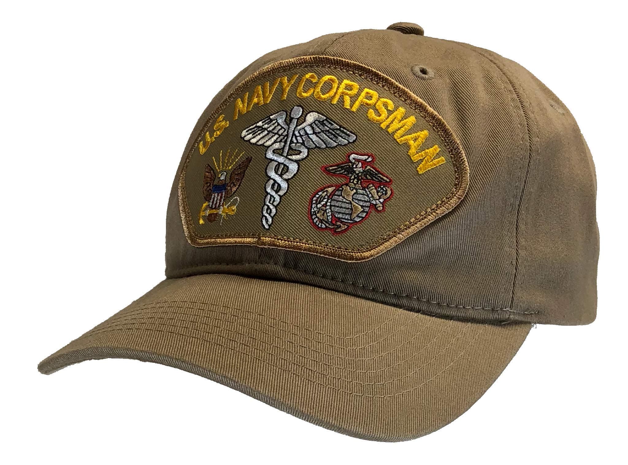 US Navy Corpsman Hat DAD Cap Khaki