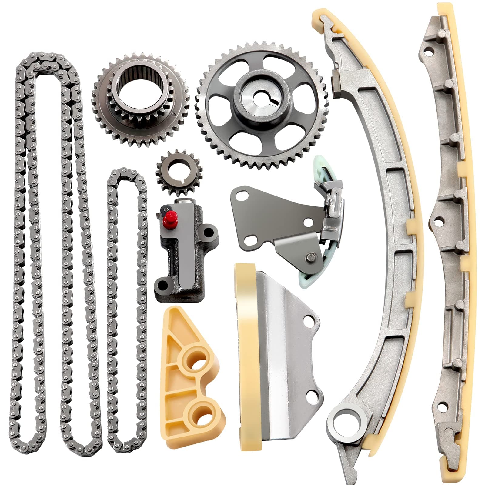 ECCPP Timing Chain Kit for 13-15 For Acura ILX 2.4L 09-14 For Acura TSX 2.4L 08-15 For Honda Accord 2.4L 12-15 For Honda Civic 2.4L 12-15 For Honda Crosstour 2.4L 10-11 For Honda CR-V 2.4L