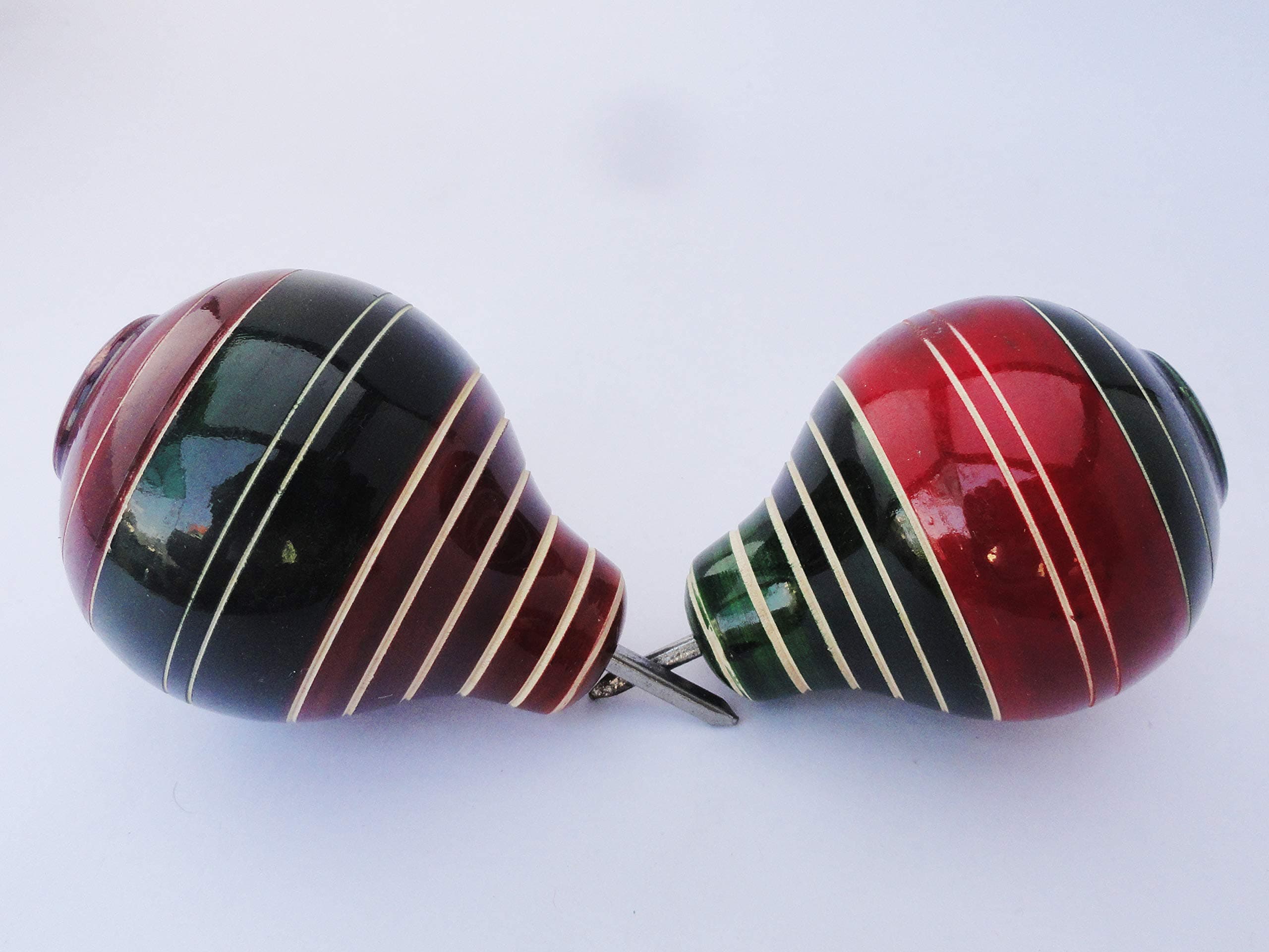 Vrindavaneshvari Spinning Tops / Lattoo / Bambaram / Buguri / Bongaram with String - 2Nos