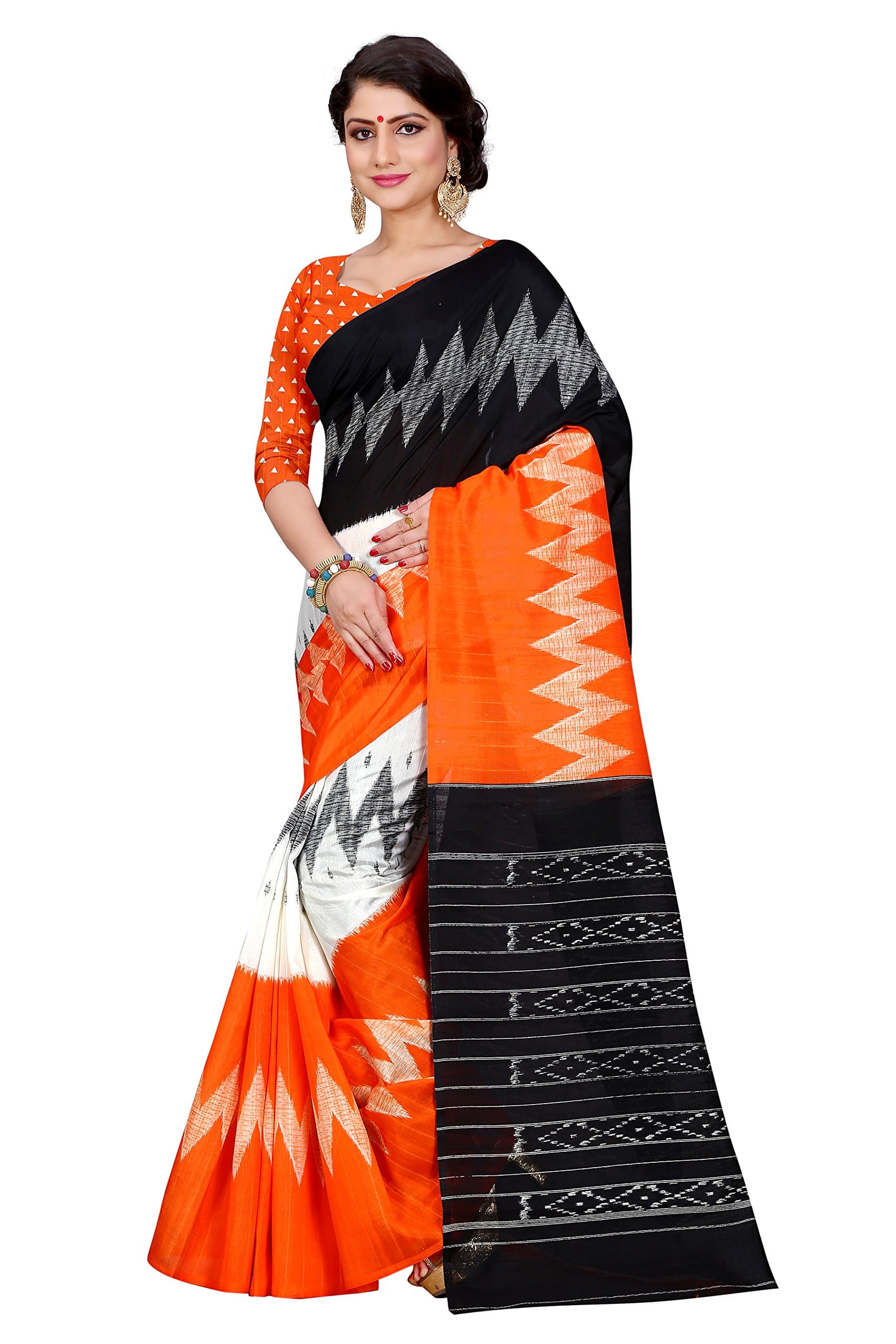 Sugathari Women's Raw Silk Saree
