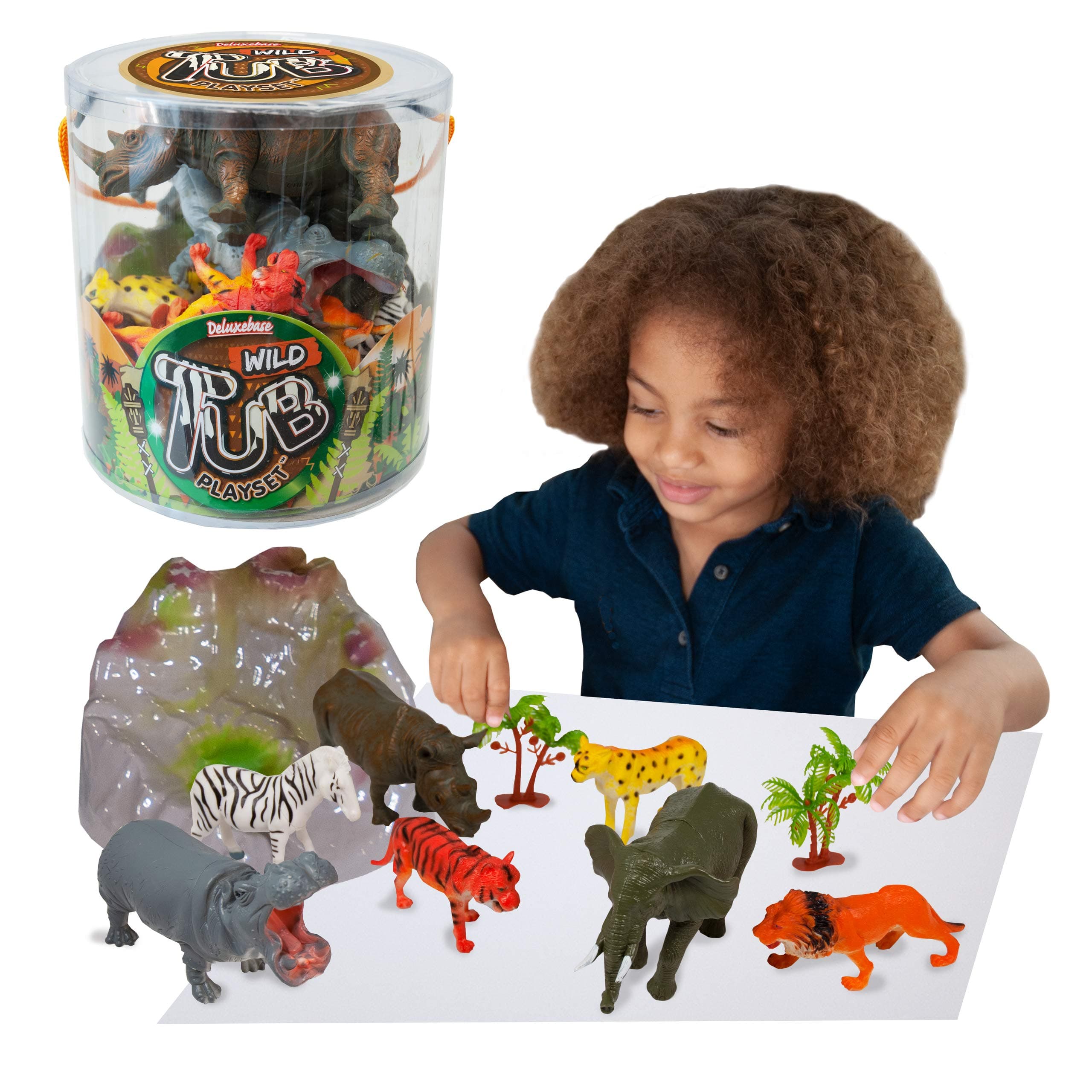 3d Live Life 3.dx41379 Bin Playset Wild Forest, Multi-Colour