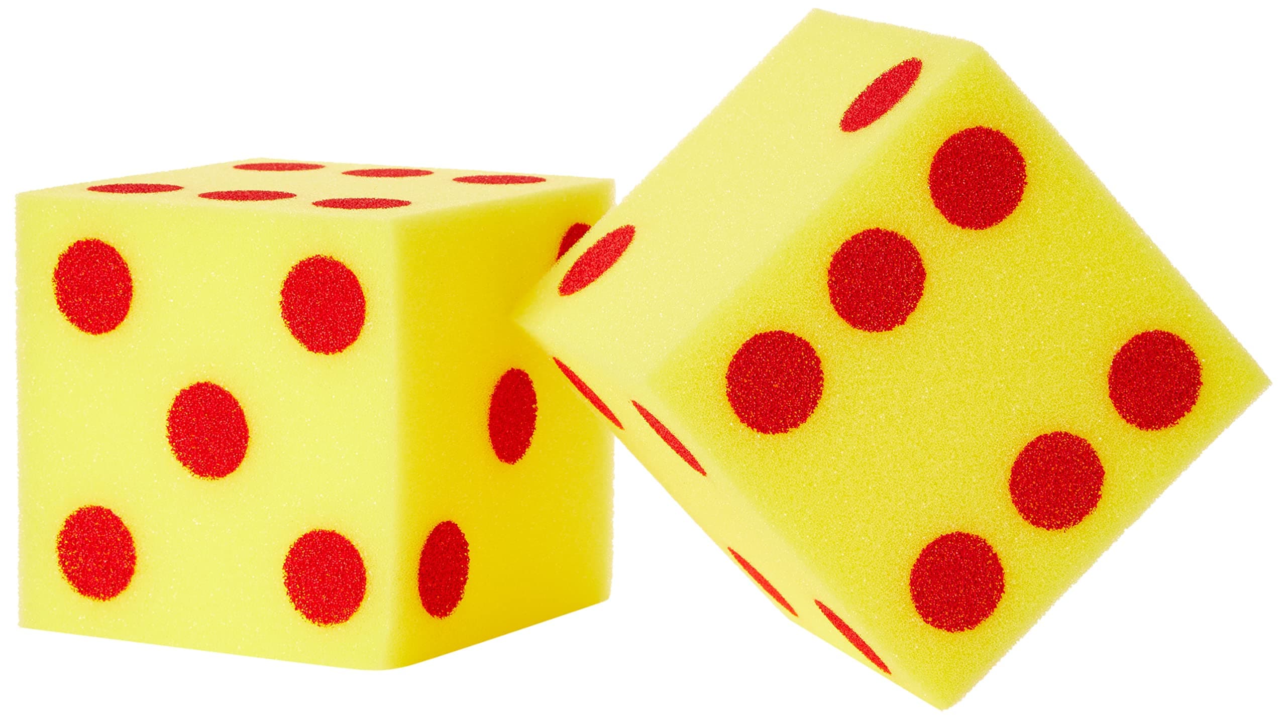 Giant Soft Cube Square with Dot,2/pk 5in