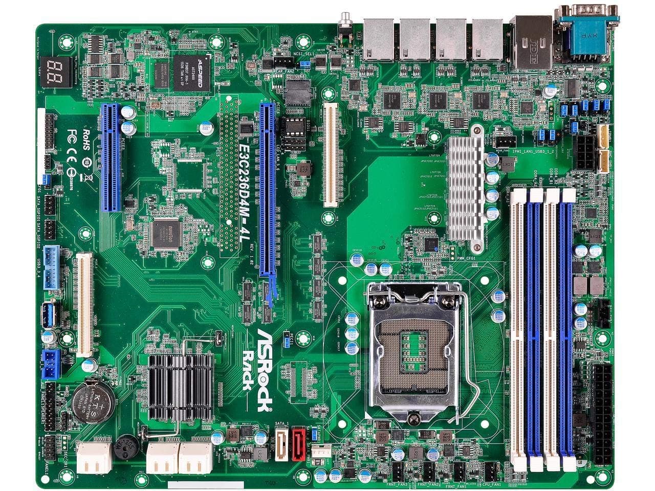 ASRock Rack Motherboard E3C236D4M-4L