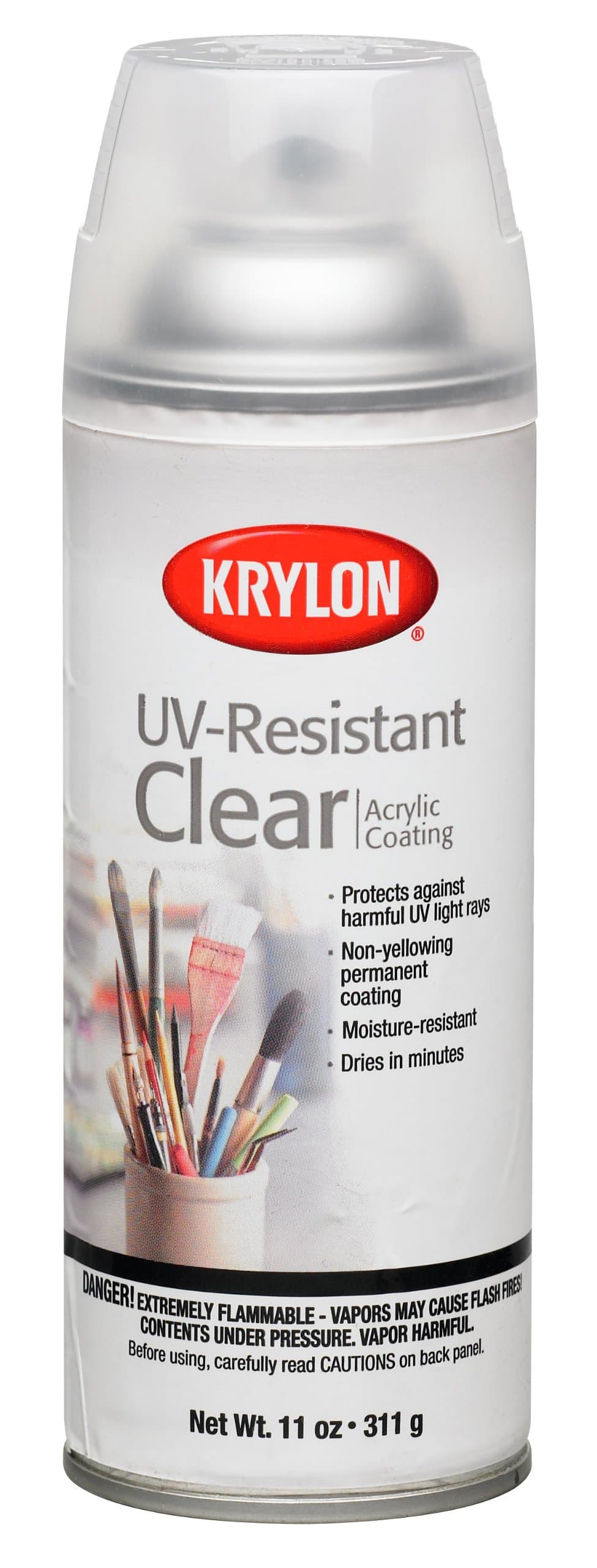 Krylon UV-Resistant Clear Coating, 11 oz.