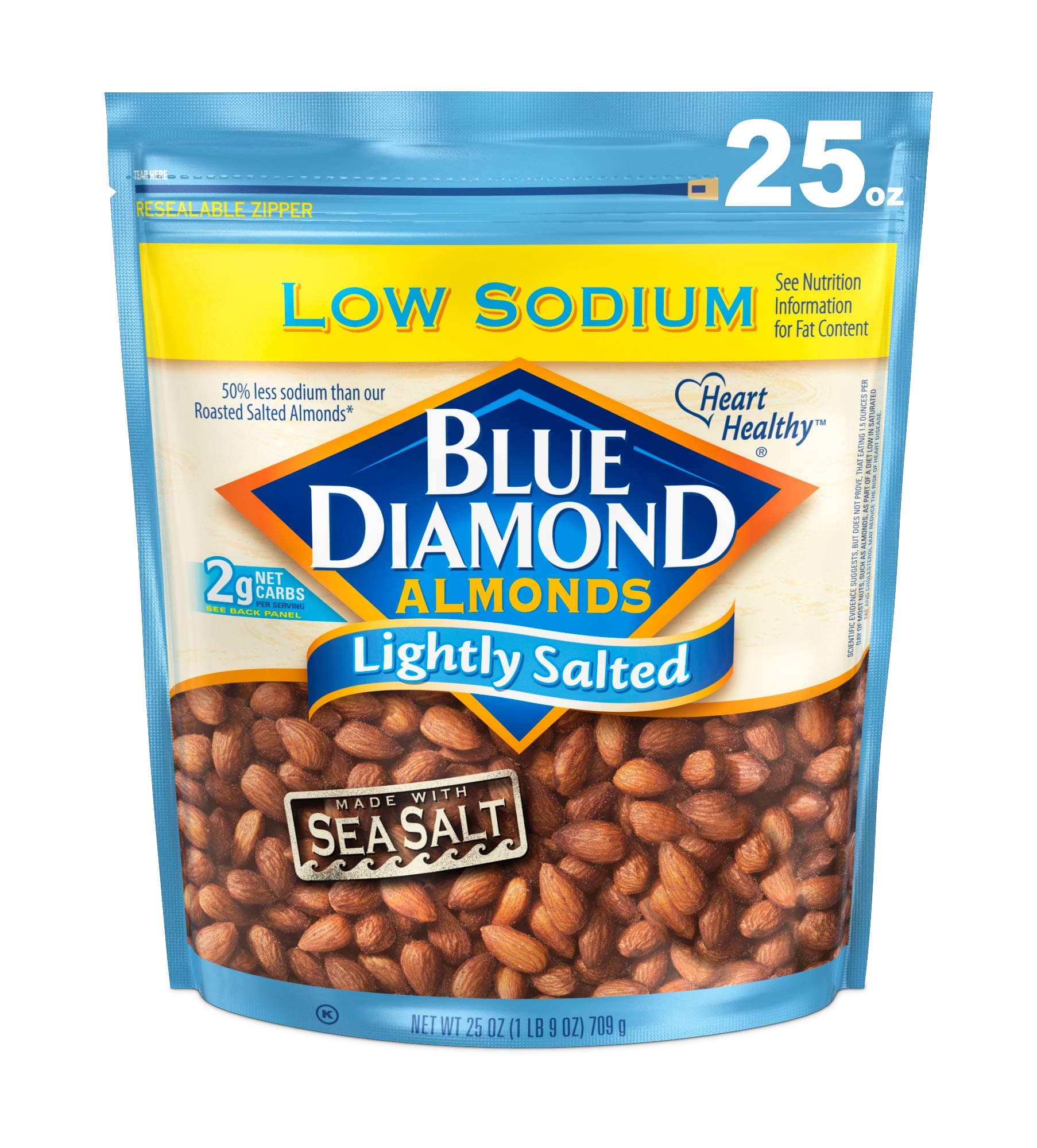 Blue Diamond Almonds, Lightly Salted 740ml