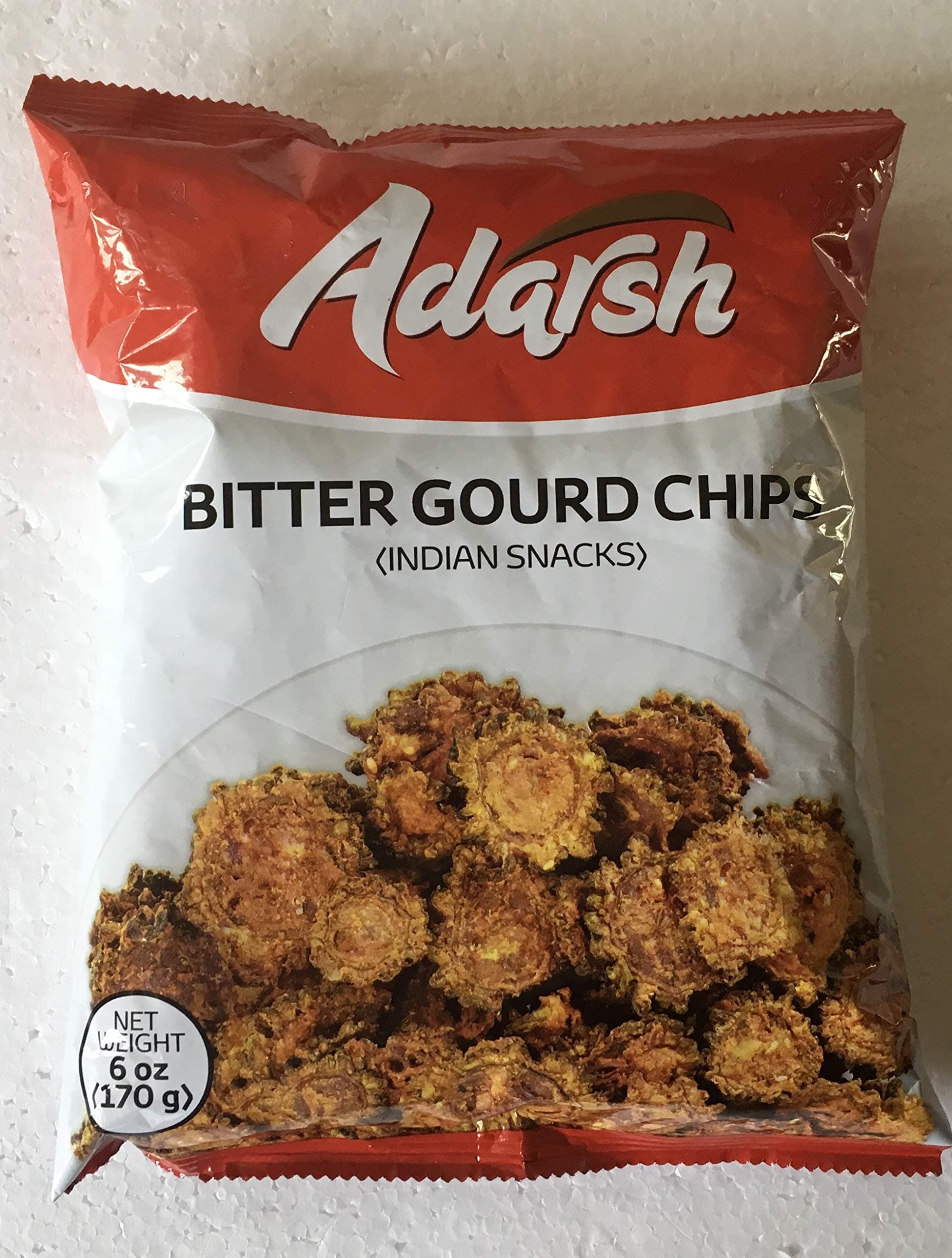 Indian Snacks - Adarsh Bitter Gourd Chips - 170 Grams