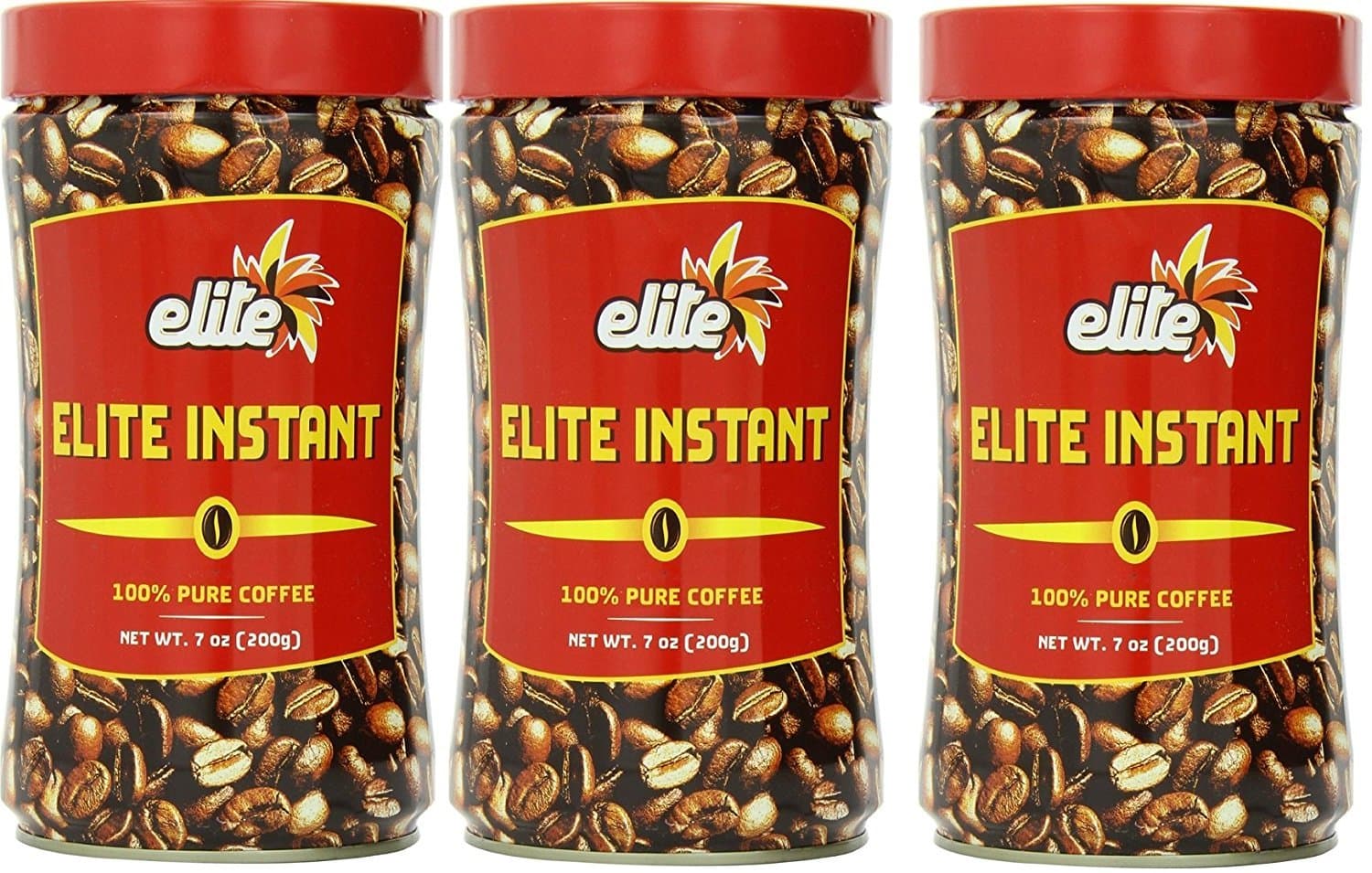 Instant Pure Coffee, 7ounce Tin, (3 Pack)