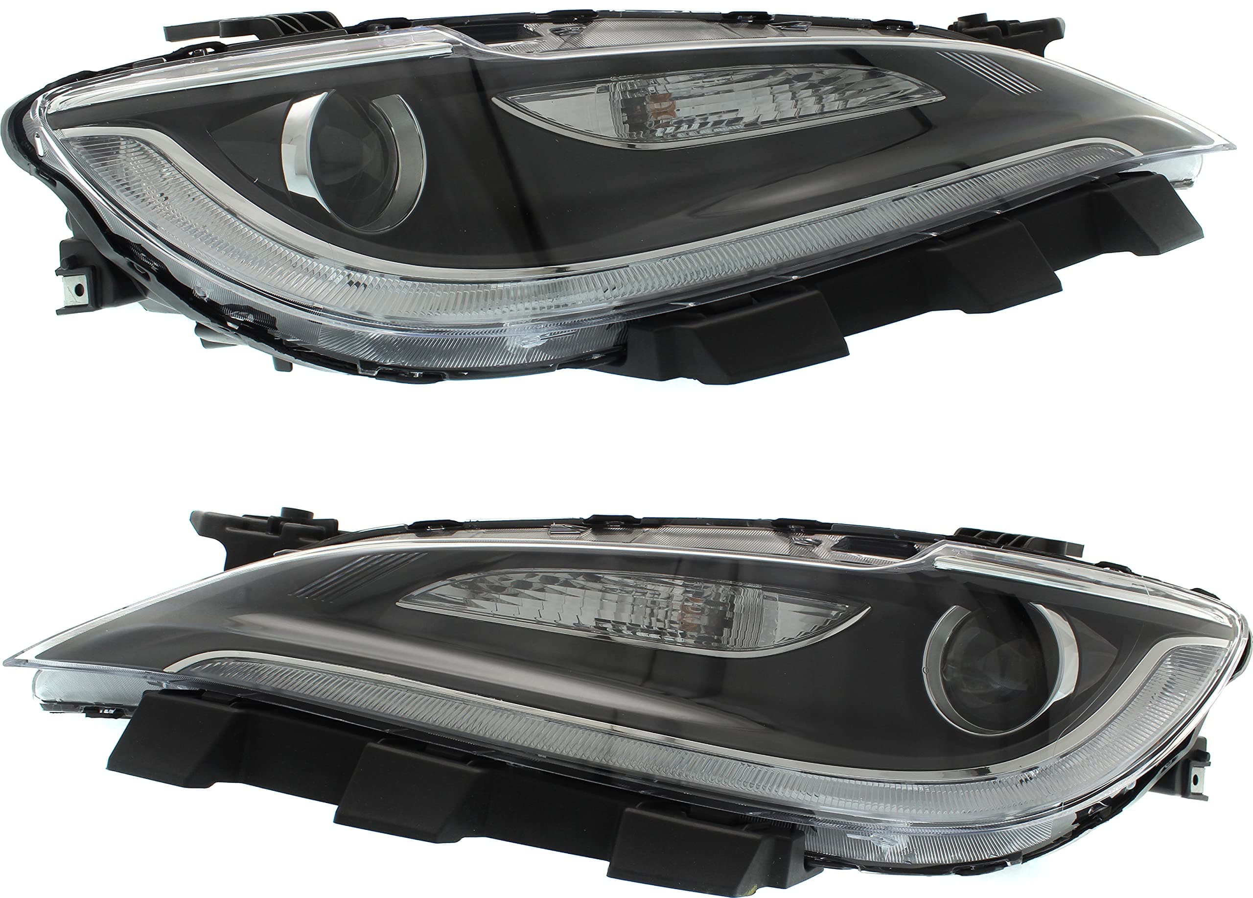 Garage-Pro Driver and Passenger Side Headlight for Chrysler 200 LX 2016-2017 Halogen With bulb(s) CAPA Replaces# 68284785AA 68284784AA