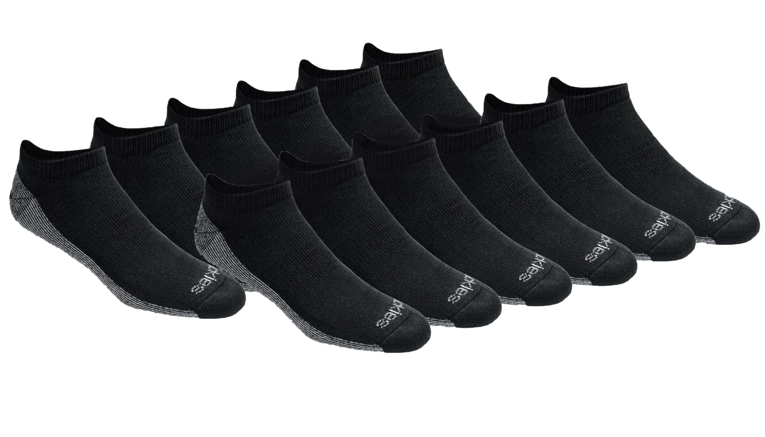 Dickies Men's Dri-Tech Moisture Control No Show/Low Cut Socks, Available in M-XXL (6, 12 Pairs)