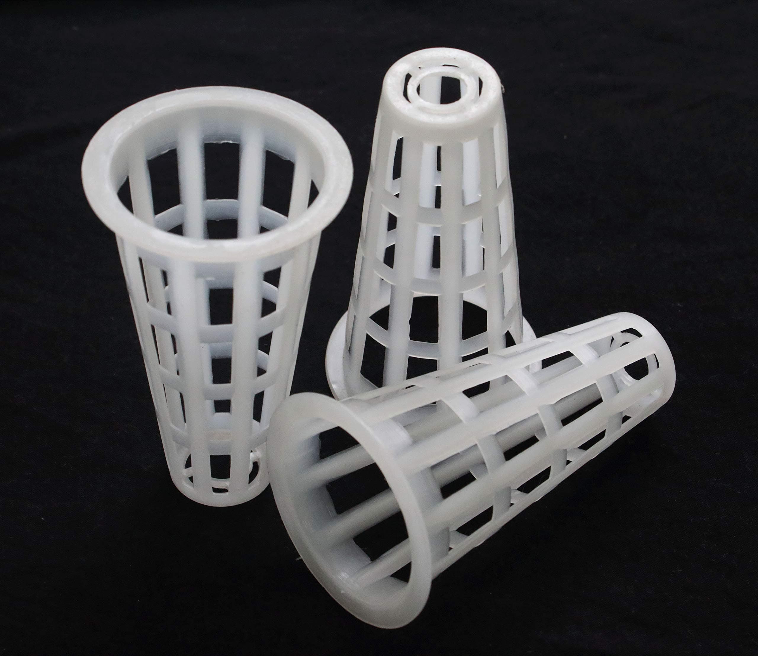 WE Hydroponics 2 x 4 inch netpots (2 inch netpots with 4 inch Height) for NFT Hydroponic, Aquaponic System (White-45pc)