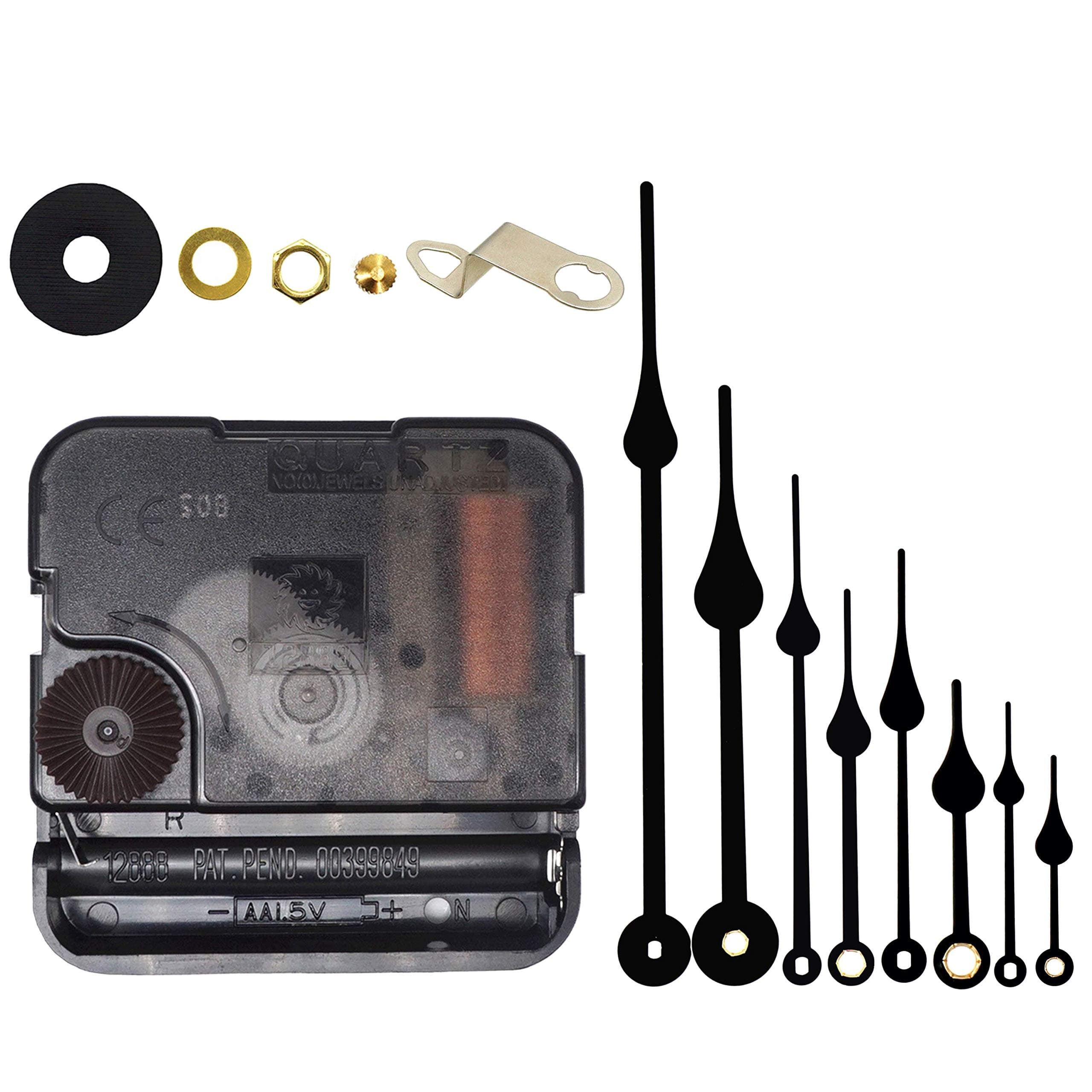Include Hands Quartz DIY 12888 Wall Clock Movement Mechanism Battery Operated DIY Repair Parts Replacement