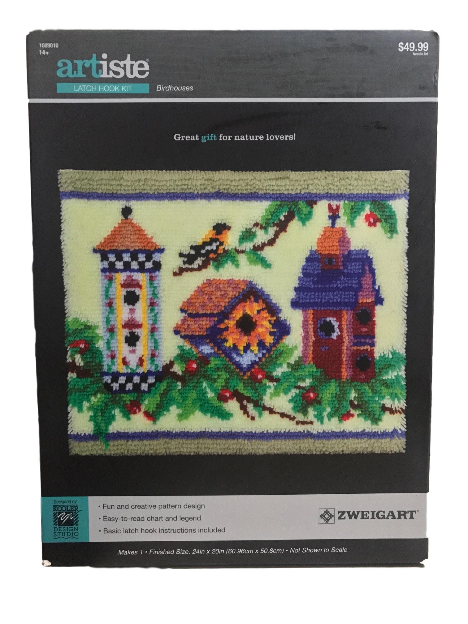 Artiste Birdhouse Latch Hook Kit