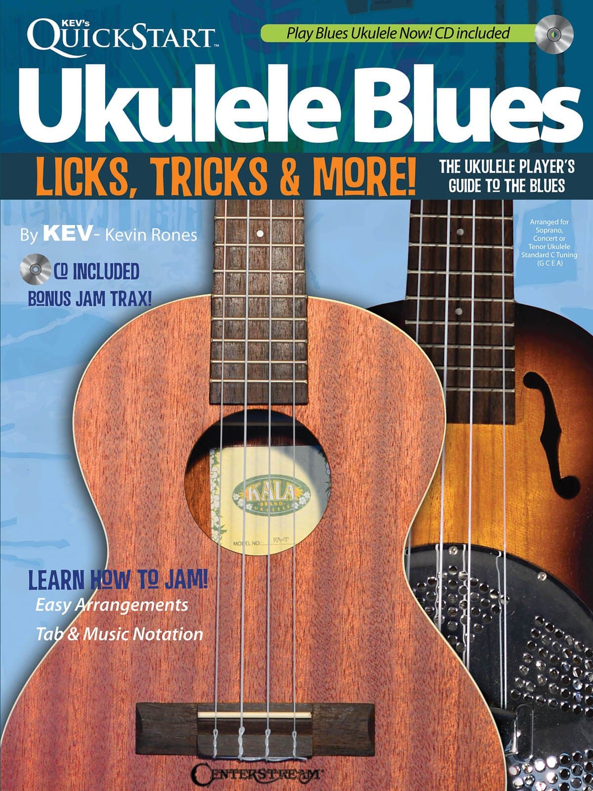 Kev's QuickStart Ukulele Blues Book/Online Audio