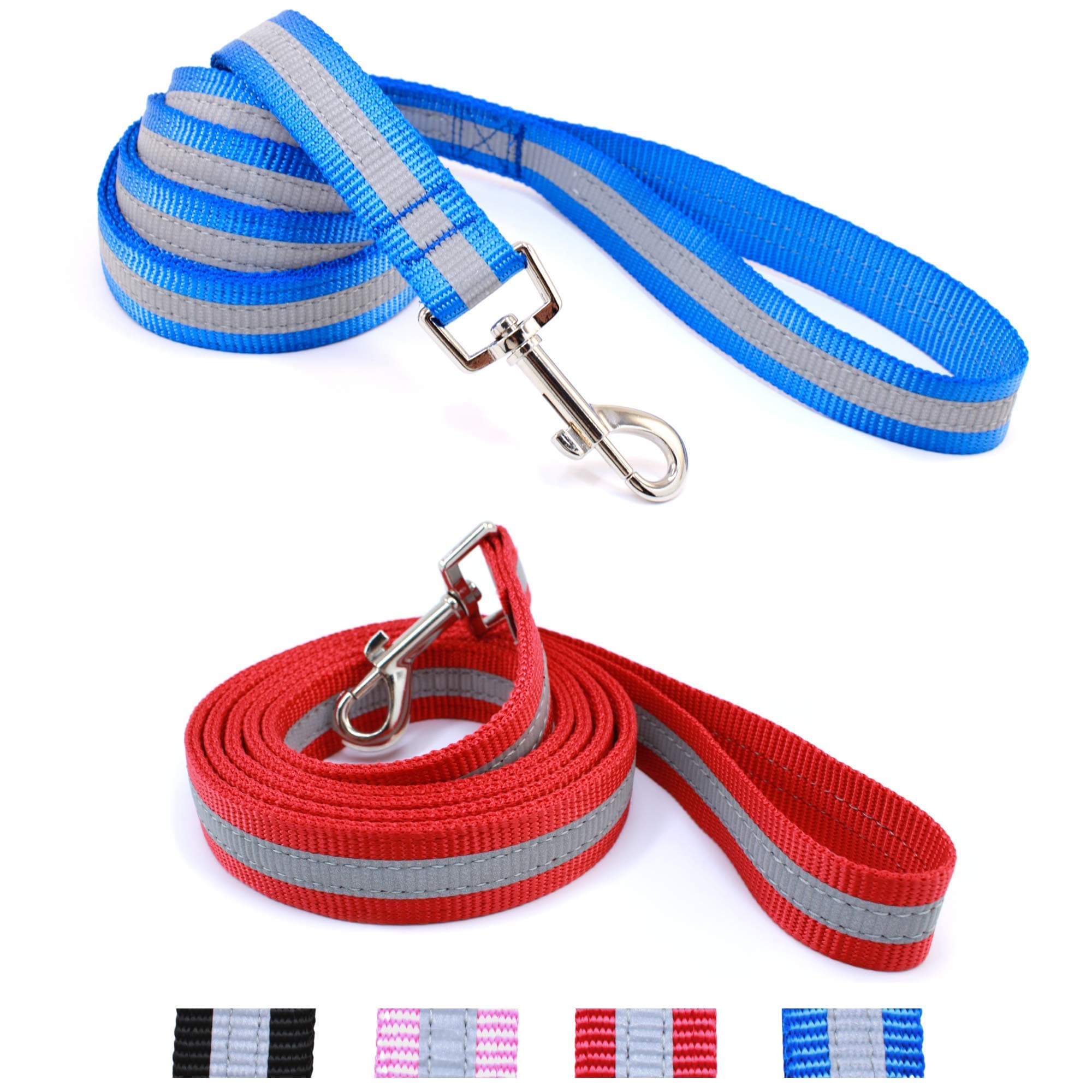 Da Boon Ultra Reflective Double-Sided Dog Leash