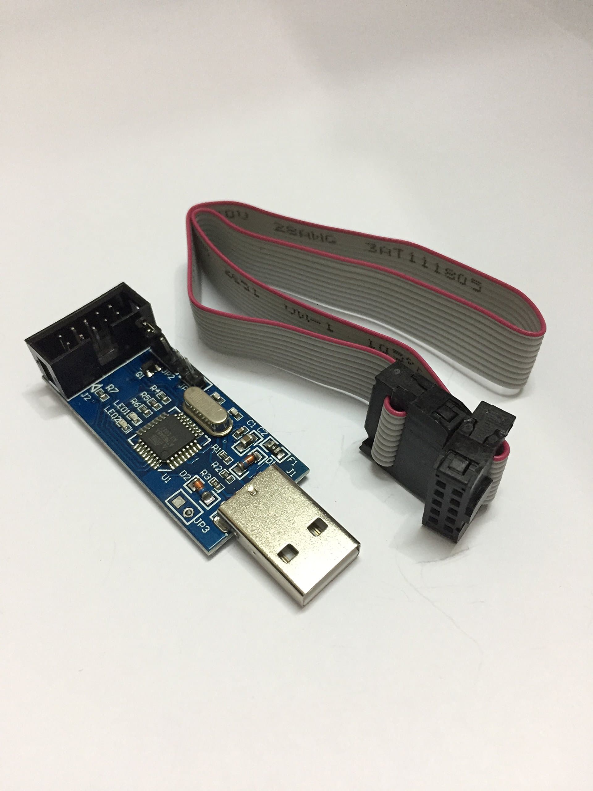 OVJ Comes with recovery overcurrent protection USBasp 51 AVR microcontroller USBISP download line programming burner module