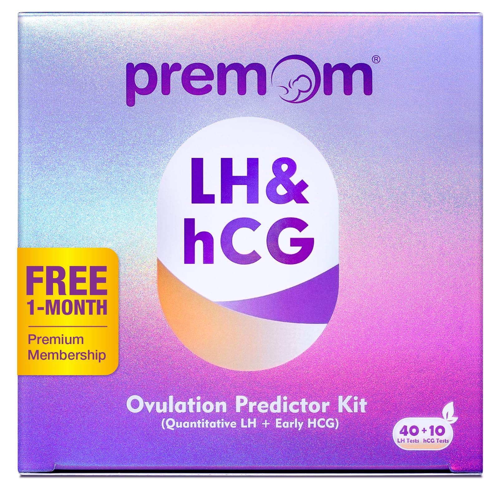 Quantitative Ovulation Predictor Kit：40 Ovulation Tests + 10 Pregnancy Tests - Advanced Ovulation Test Strips Combo 40LH+10HCG Test
