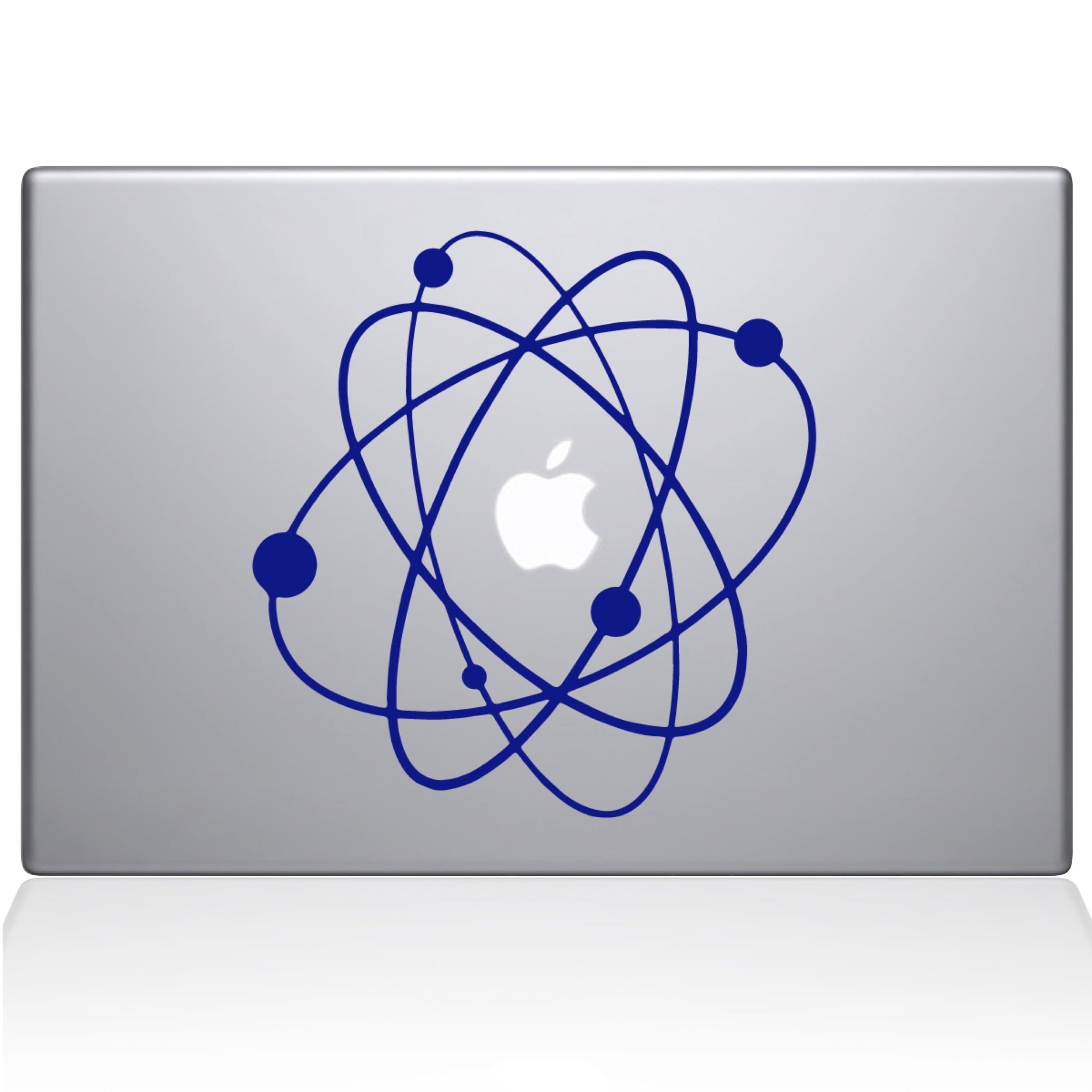 The Decal Guru 2090-MAC-13X-DB Atom 2 Decal Vinyl Sticker, Dark Blue, 13" MacBook Pro (2016 & Newer)