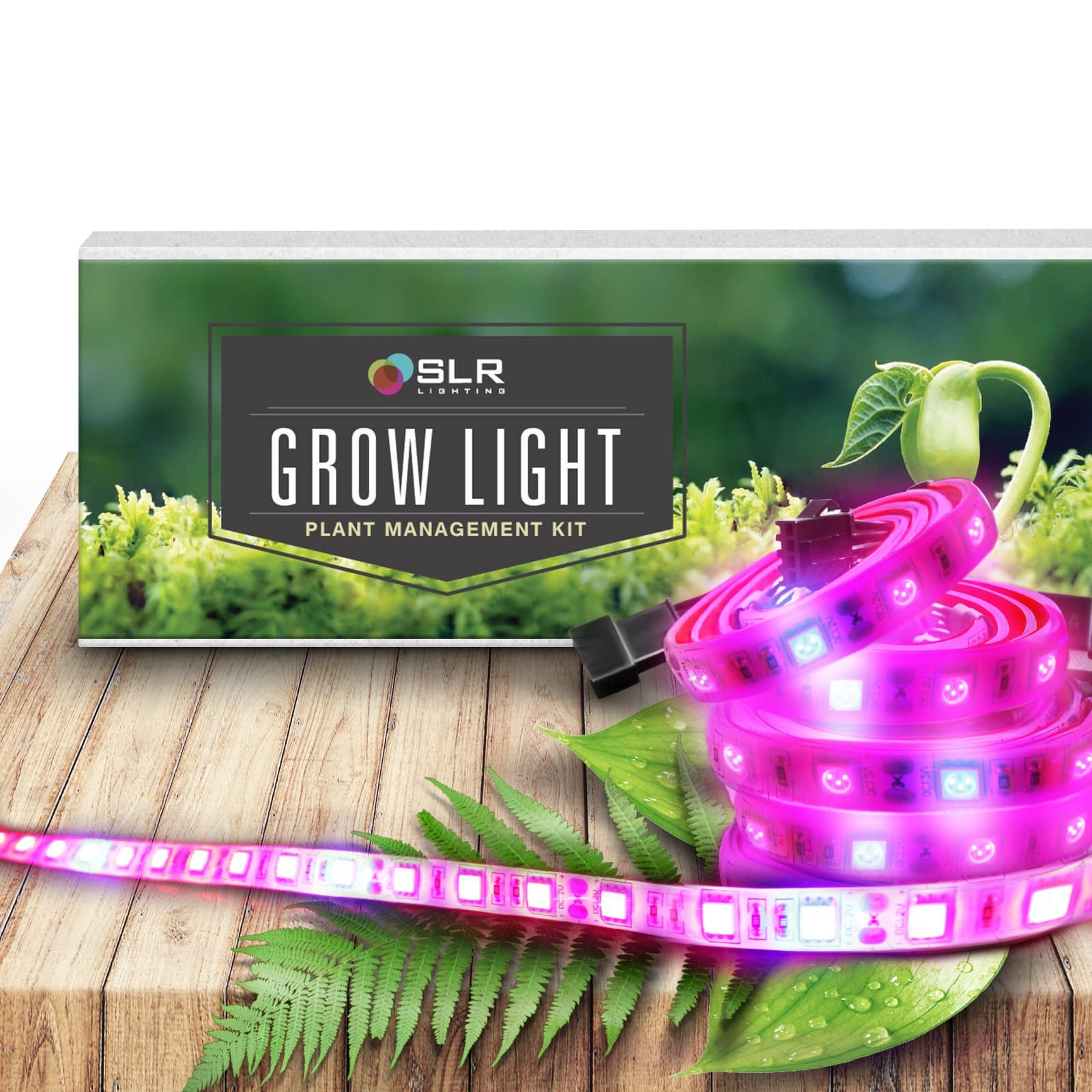 SLR Lighting LED Grow Light Five 20 Inch Strips Kit for Plants Indoors, Outdoors, Gardens, Closets, Greenhouses, Vegetables, Herbs, & Flowers with 250 Red & 50 Blue for Hydroponics and Horticulture