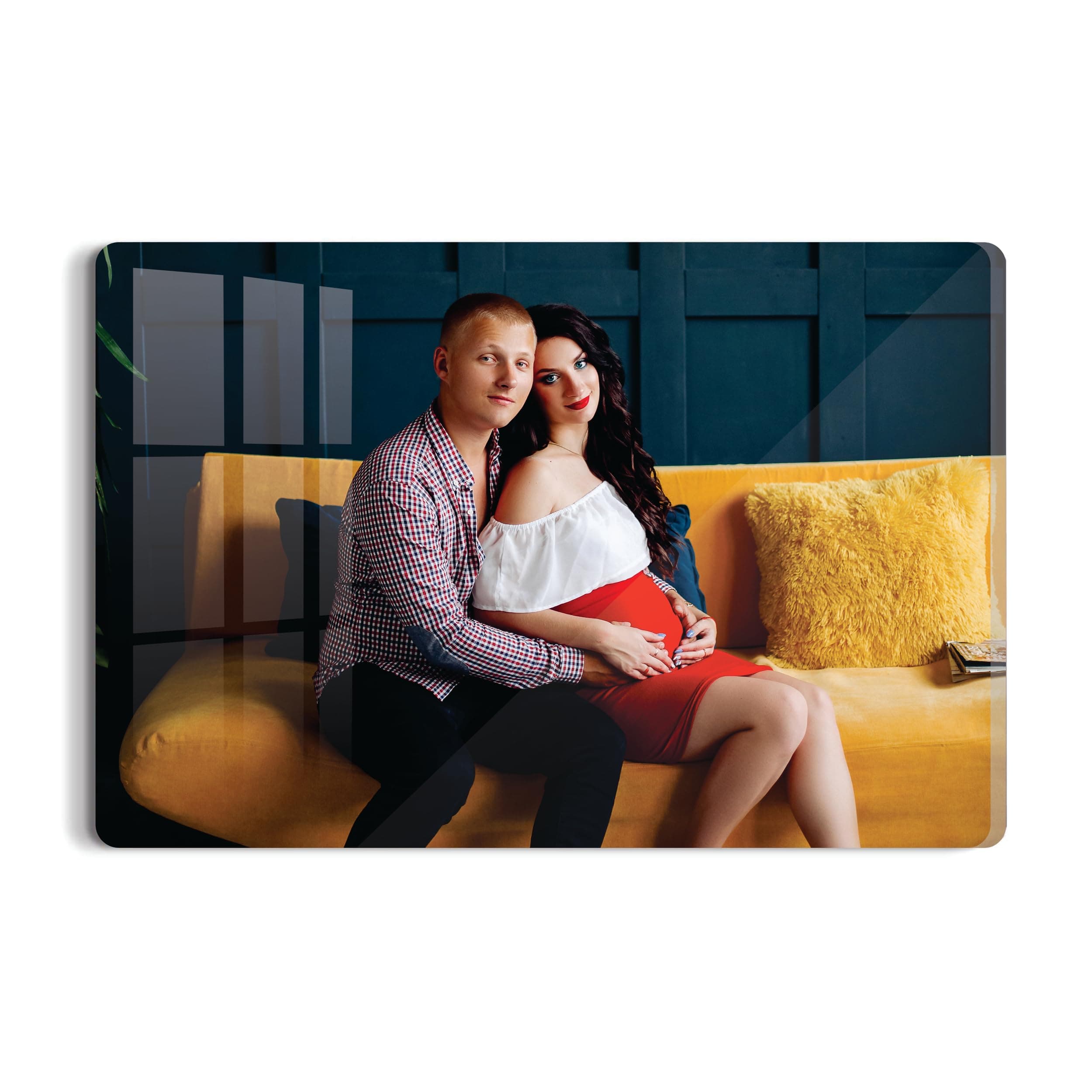 Giftplease Customized Acrylic Photo Frame | Personalized Wall Mount Frame with Photo | Birthday, Anniversary Customized Gift | Acrylic Photo Frame Personalized | Frame | Custom Gift for Loved Ones