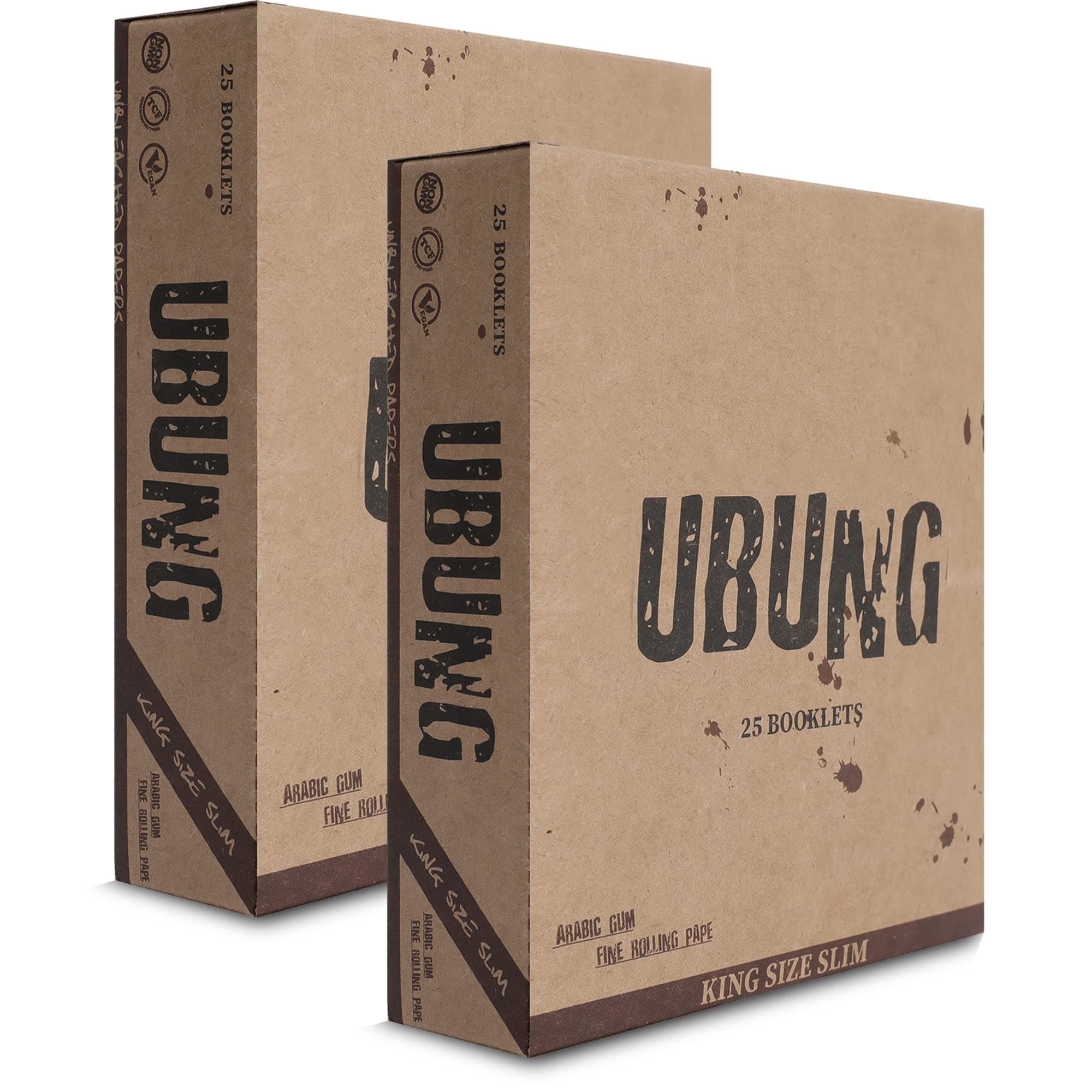 UBUNGKing Size Rolling Papers | 50 Booklets with 32 Papers per Booklet | 108 mm * 44 mm | Suitable for most Rolling Machine