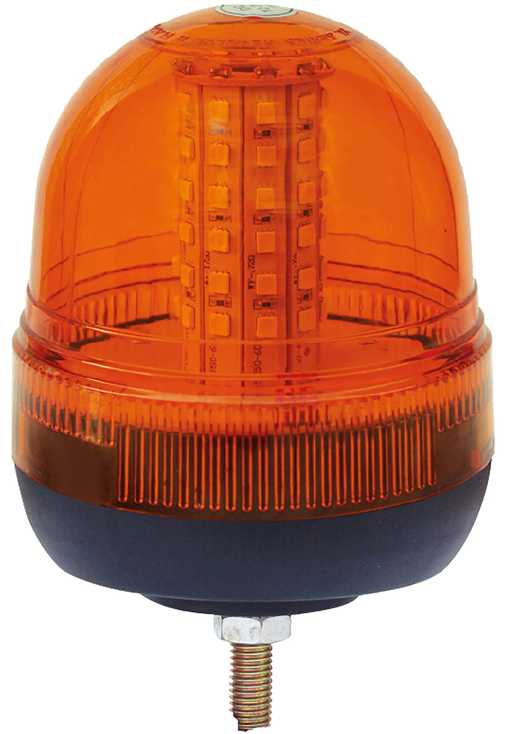 MaypoleMP4092 LED Hazard Warning Beacon Single Bolt Fixed, 12/24 V