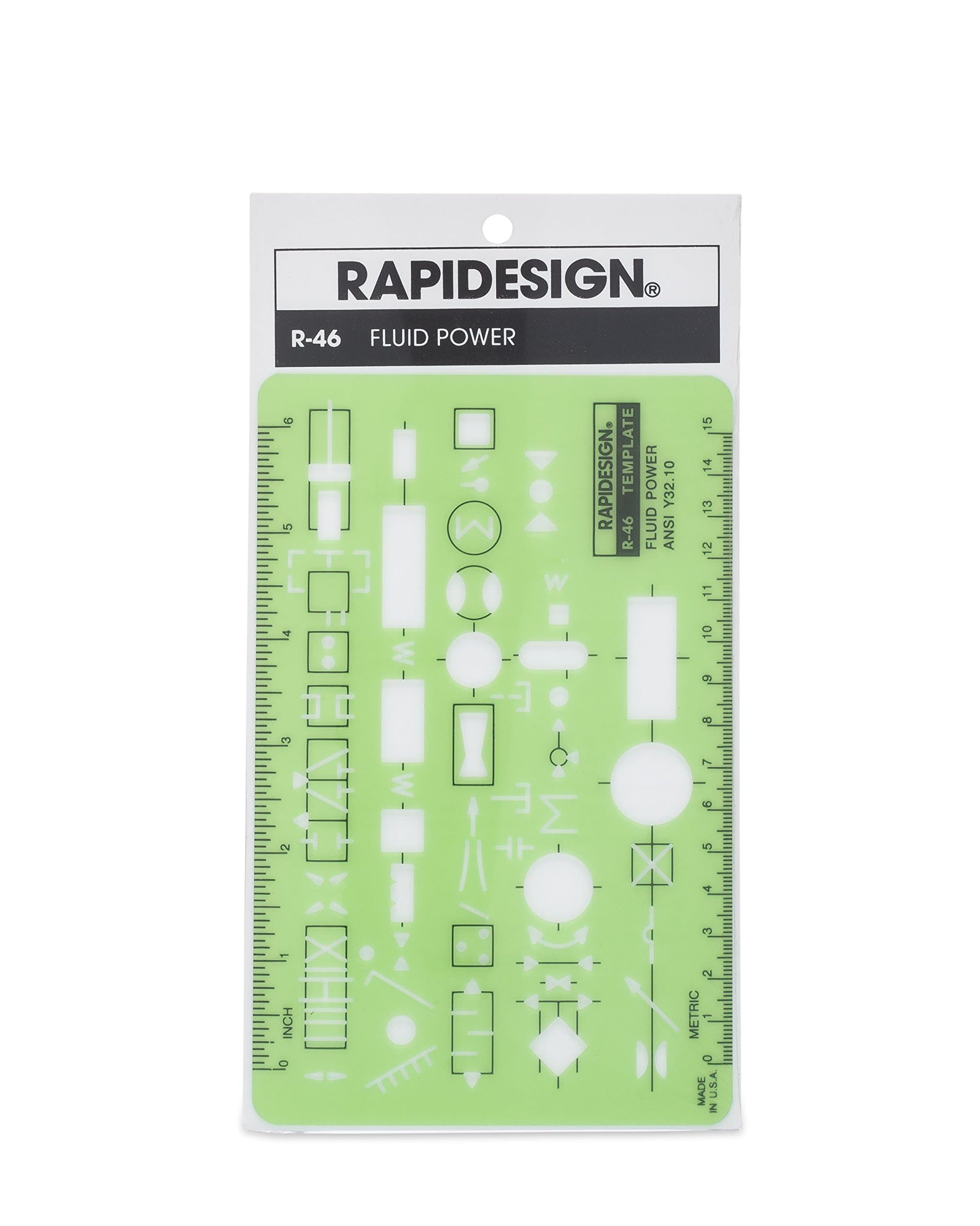 Alvin&Co 46R RapidDesign Fluid Power Template