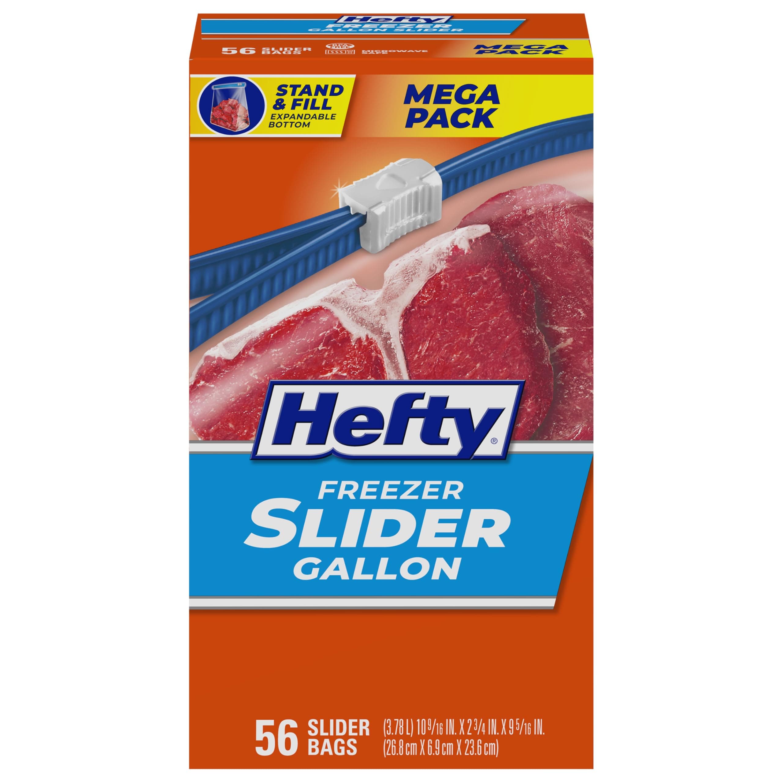 Slider Freezer Bags - Gallon Size, 96 Count