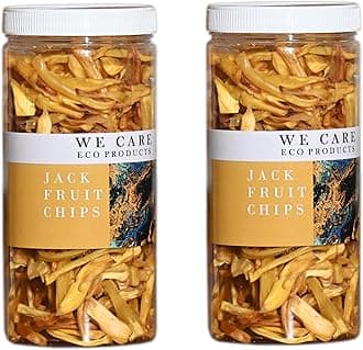 We Care Eco Products Kerala Fresh Jackfruit Chips Fried Incoconut Coconut Oil (450Gm) Pack Of 1