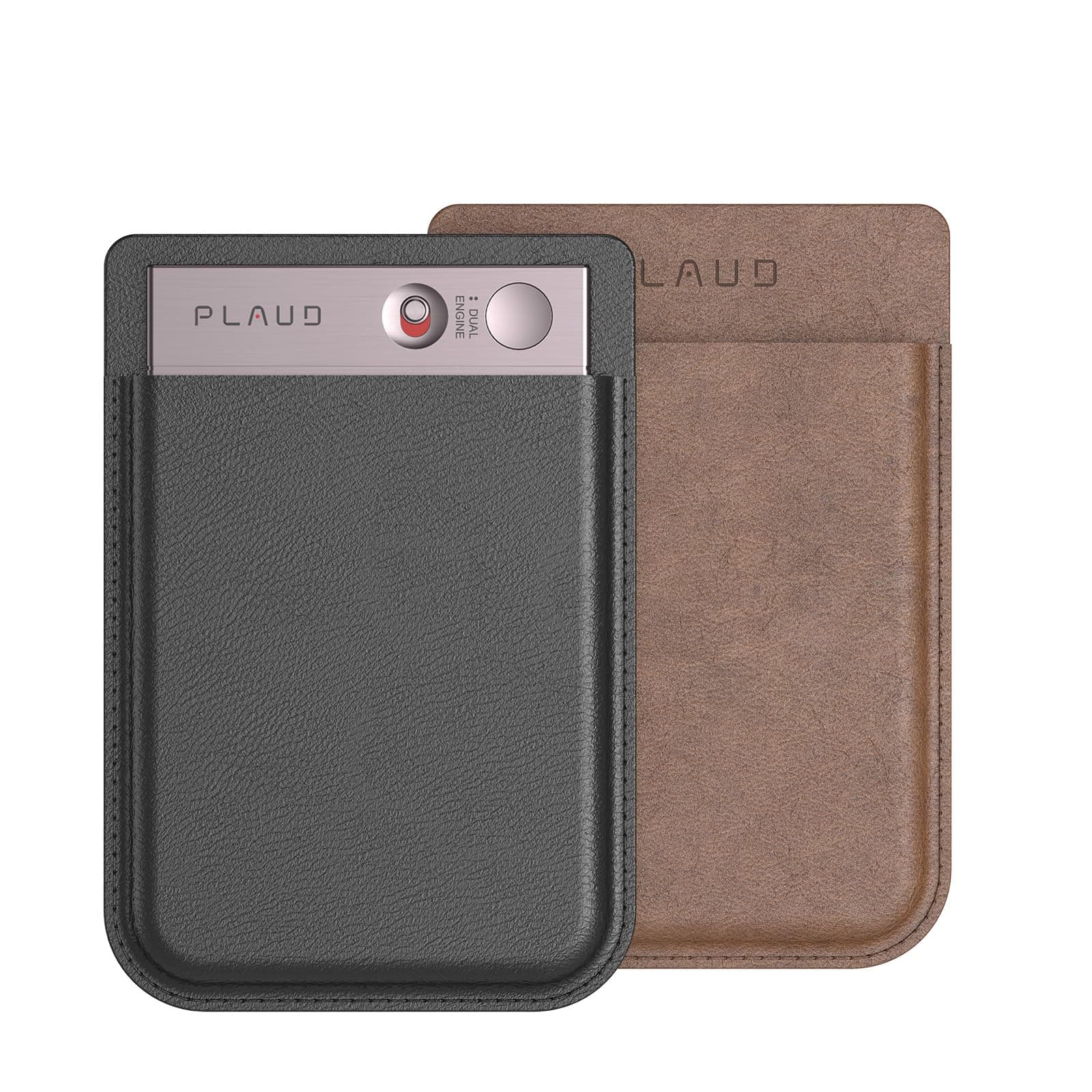 Plaud Note AI Voice Recorder with 2 Carrying Case, Note Recorder with App Control, Transcribe & Summarize with AI Technology, 64GB Memory