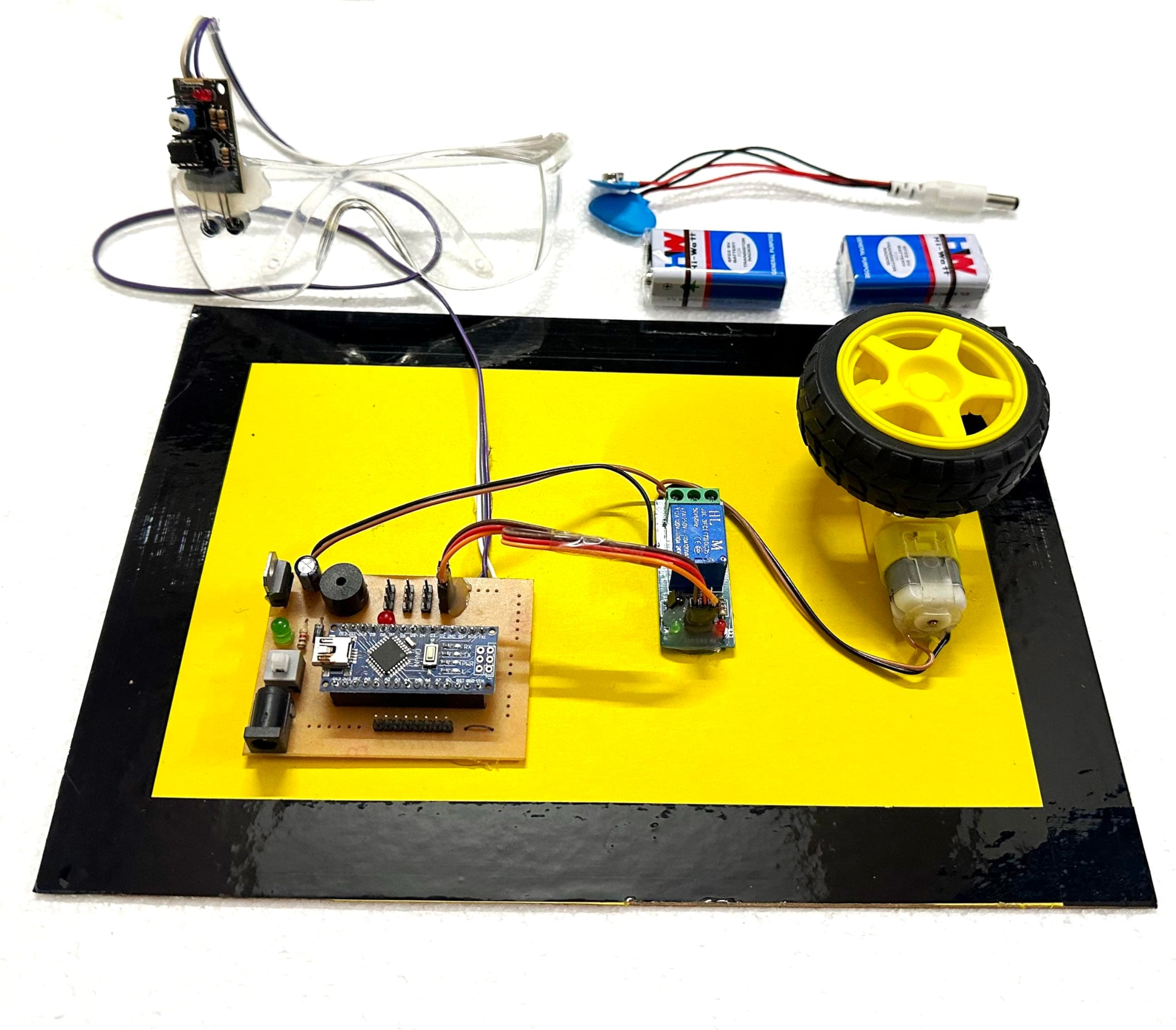 Eye Blink Anti Sleep Alarm Project