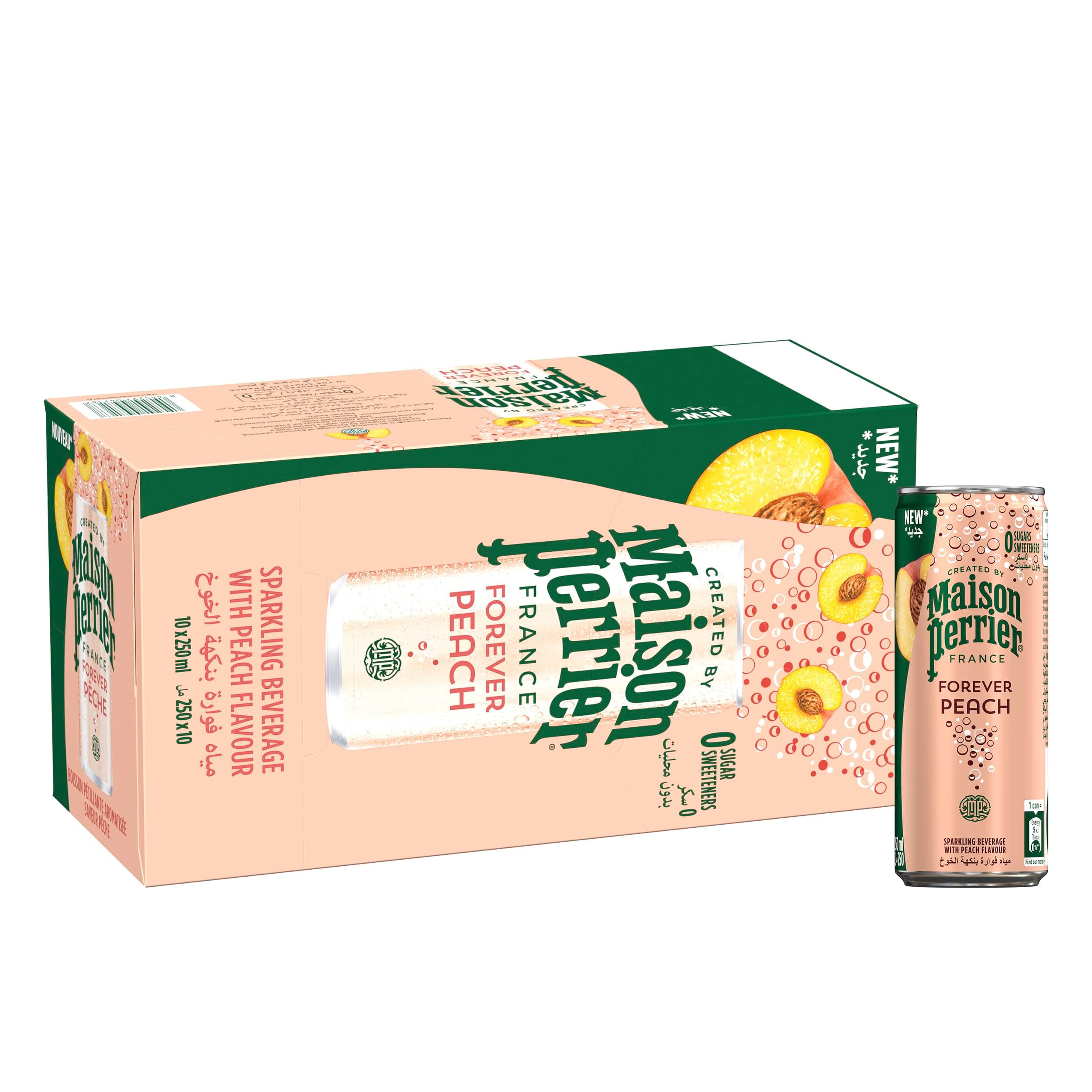 Maison Peach Slim Can 10x250ml