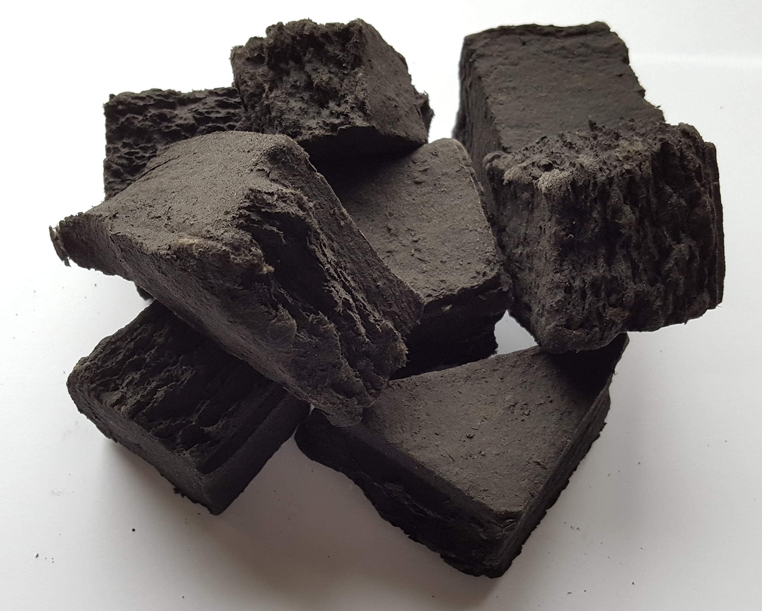 30 Random Shaped Gas Fire Coals - Ceramic Replacements for Gas/Bio Fuel/Living Flame Fires by Firebrand Direct