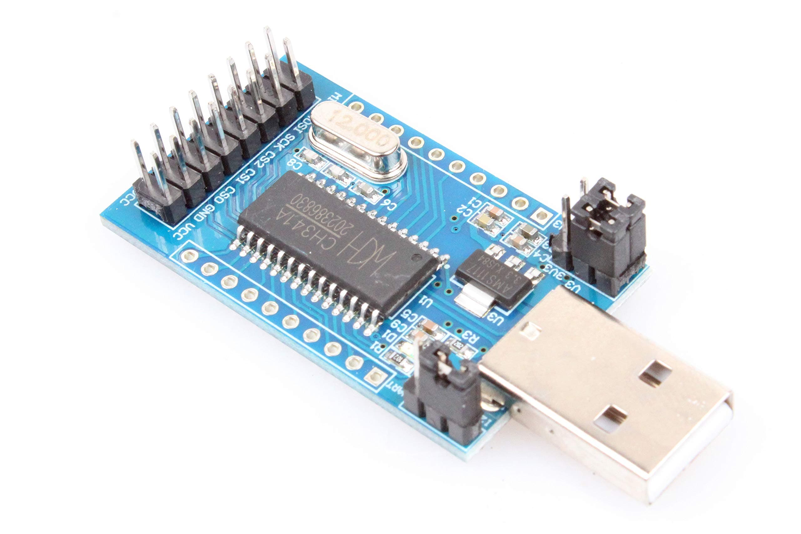 NOYITO CH341A USB Serial Port Parallel Port Converter Module USB to UART IIC SPI TTL ISP EPP MEM Parallel Converter Module