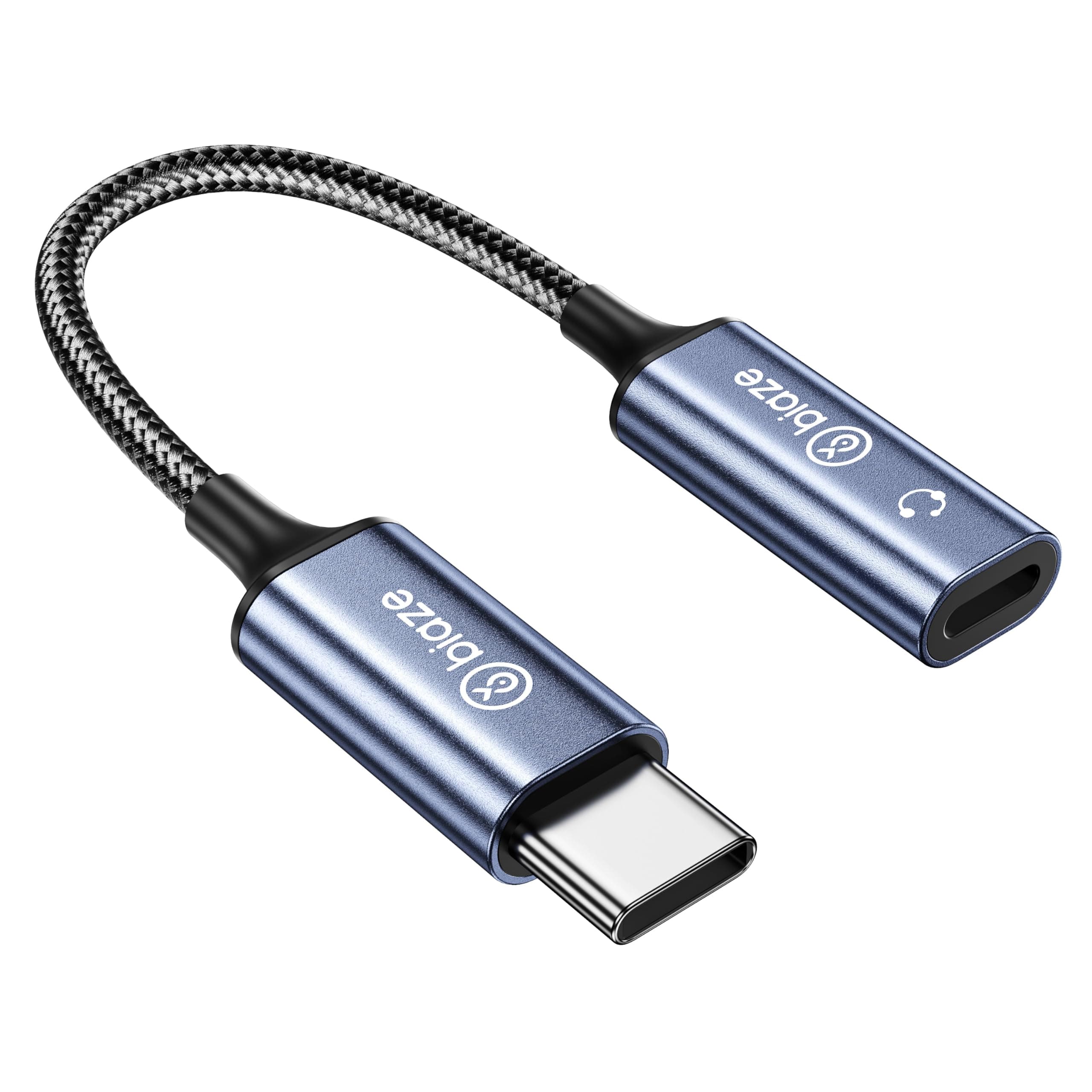 biaze USB C - Lightning オーディオアダプター USB Type C オス - Lightning メス ヘッドホンコンバーター iPhone 16/15 Full Series iPad Pro iPad Air 6/5/4 MacBookに対応