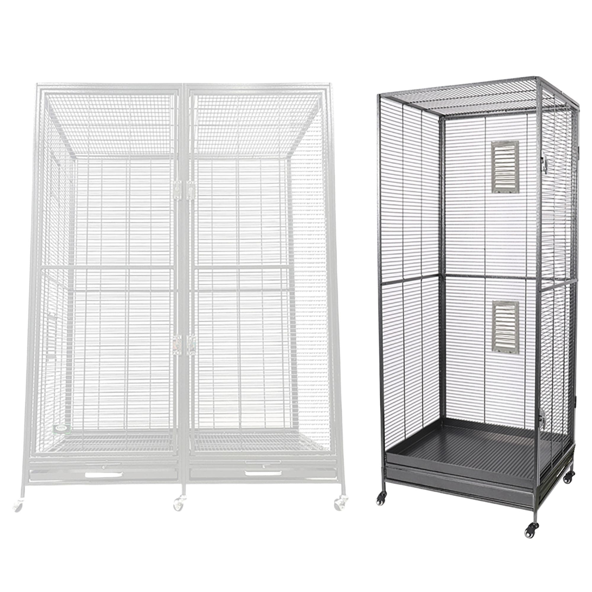 Borneo Version II Small Animal Cage - for Sugar Gliders, Squirrels, Marmosets & Other Small Pets (Add-On)