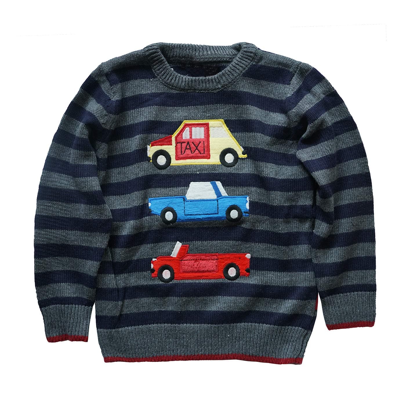 Abalacoco Kids Boys Unisex 100% Cotton Knitted Sweater Pullover Crew Neck Sweatshirt Baby Wear