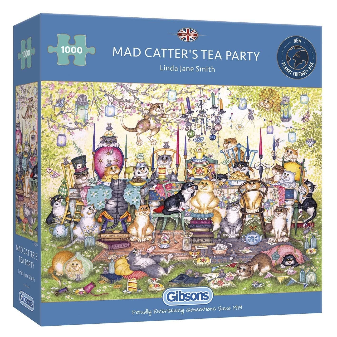 Puzzle: 1000 Mad Catter's Tea Party