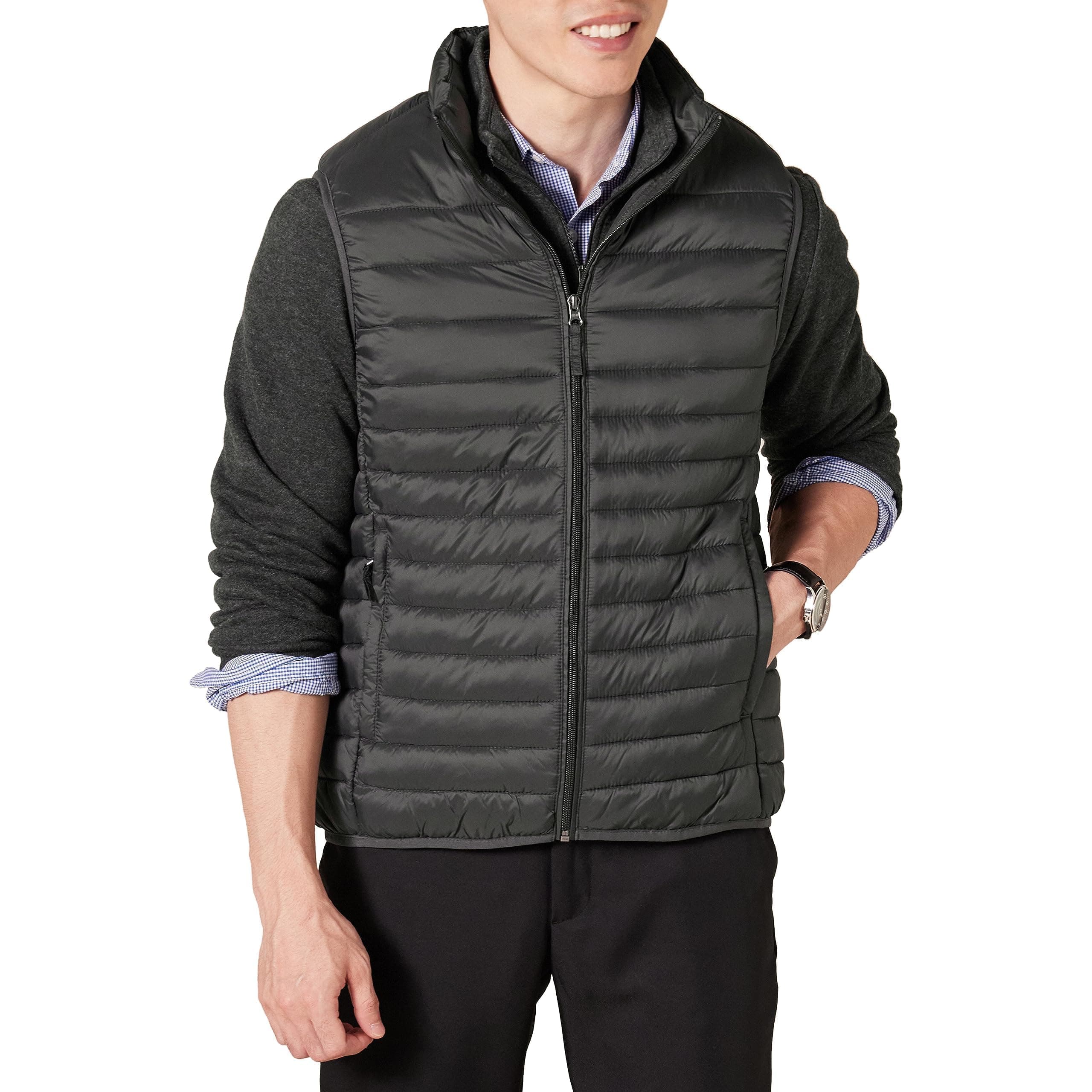 Men's Lightweight Water-Resistant Packable Puffer Vest
