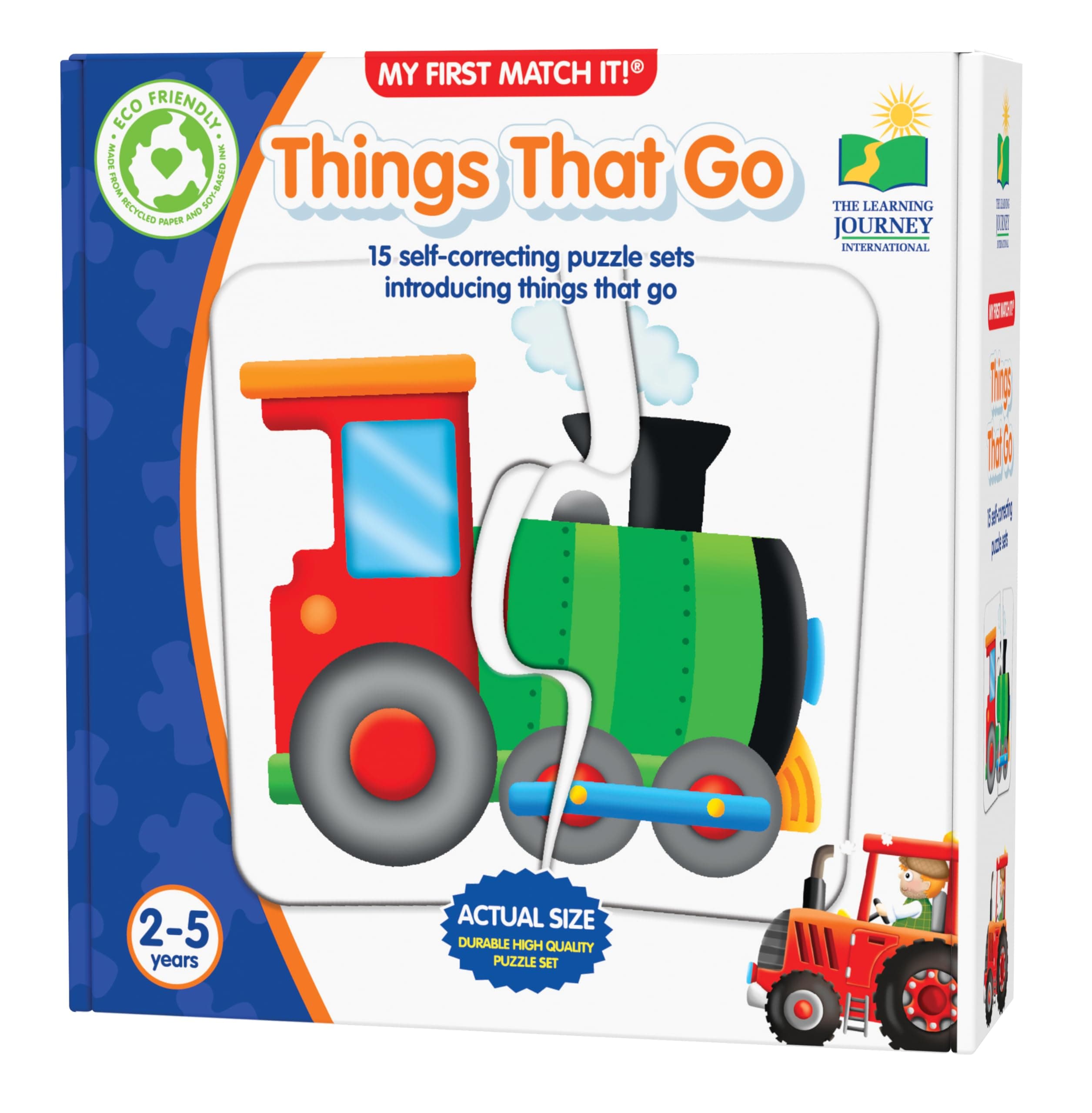 The Learning Journey: My First Match It - Things That Go - 15 Self-Correcting Vehicle Matching Puzzles