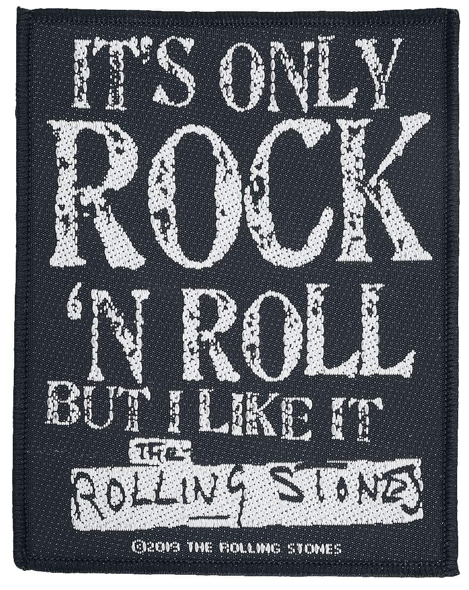 The Rolling Stones It's Only Rock N Roll Unisex Patch multicolour, 100% polyester,