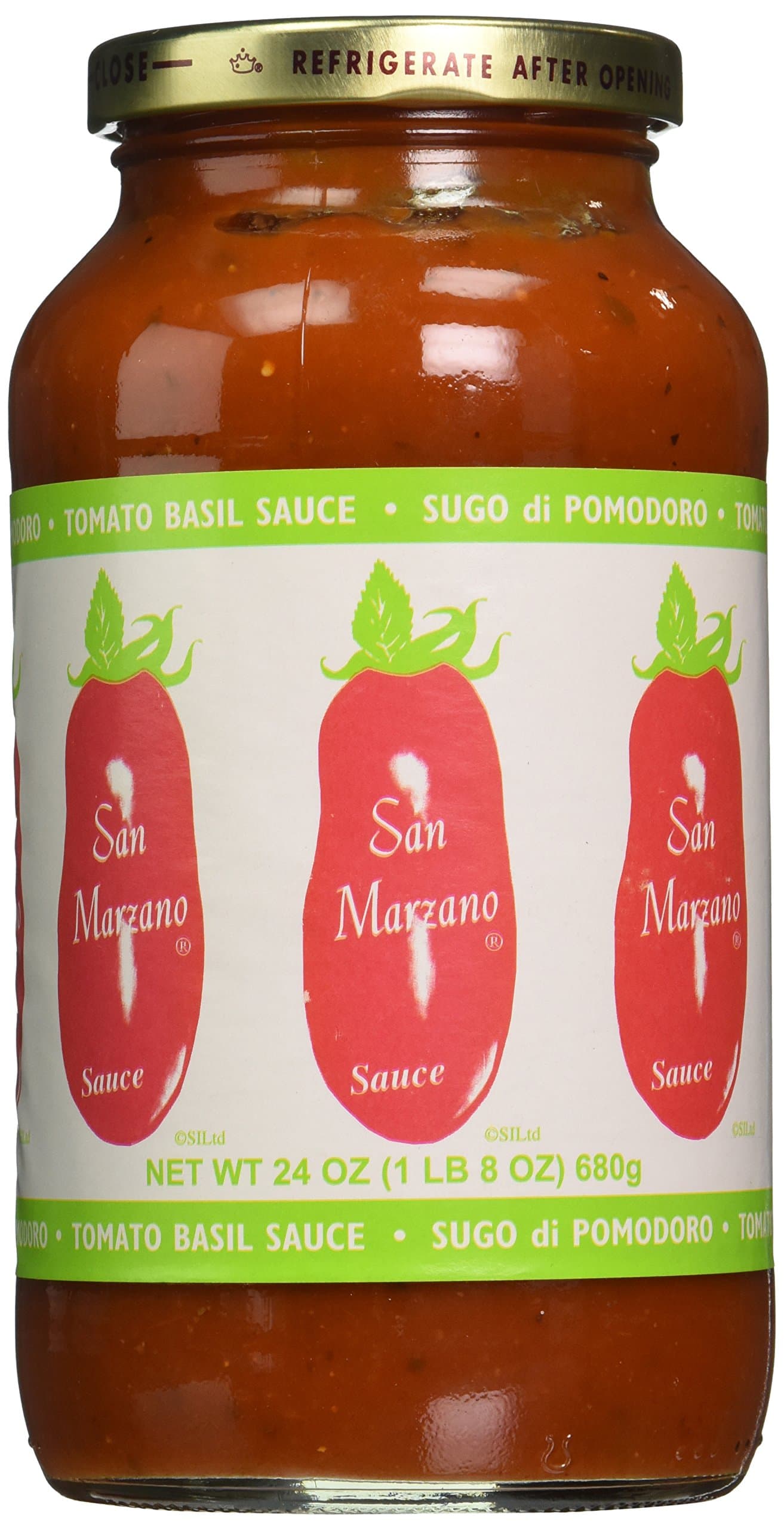 San Marzano Tomato Basil Sauce, 24 oz