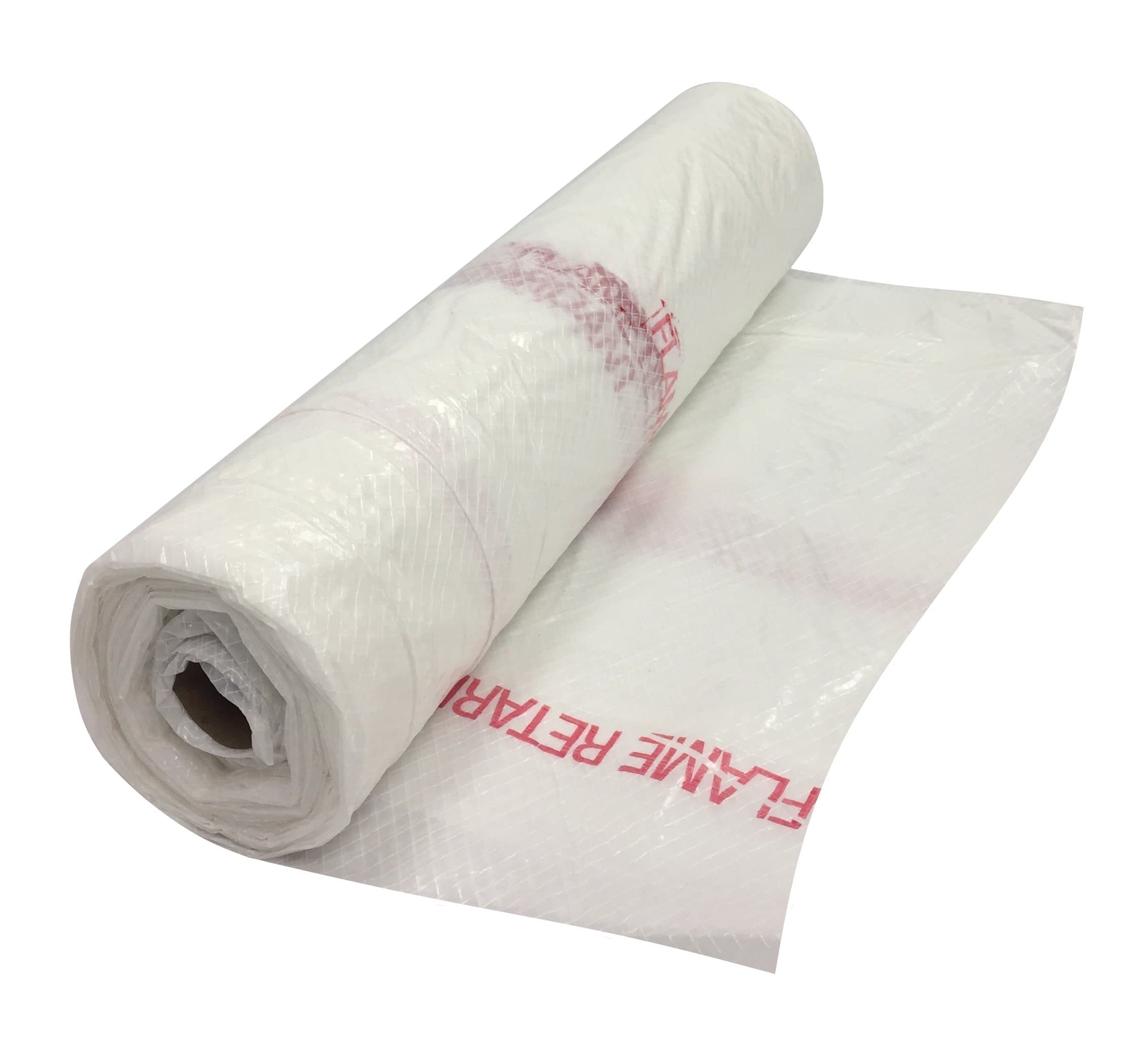 String Reinforced Flame Retardant Poly Sheeting 20' x 100' - 6 Mil by TheSafetyHouses