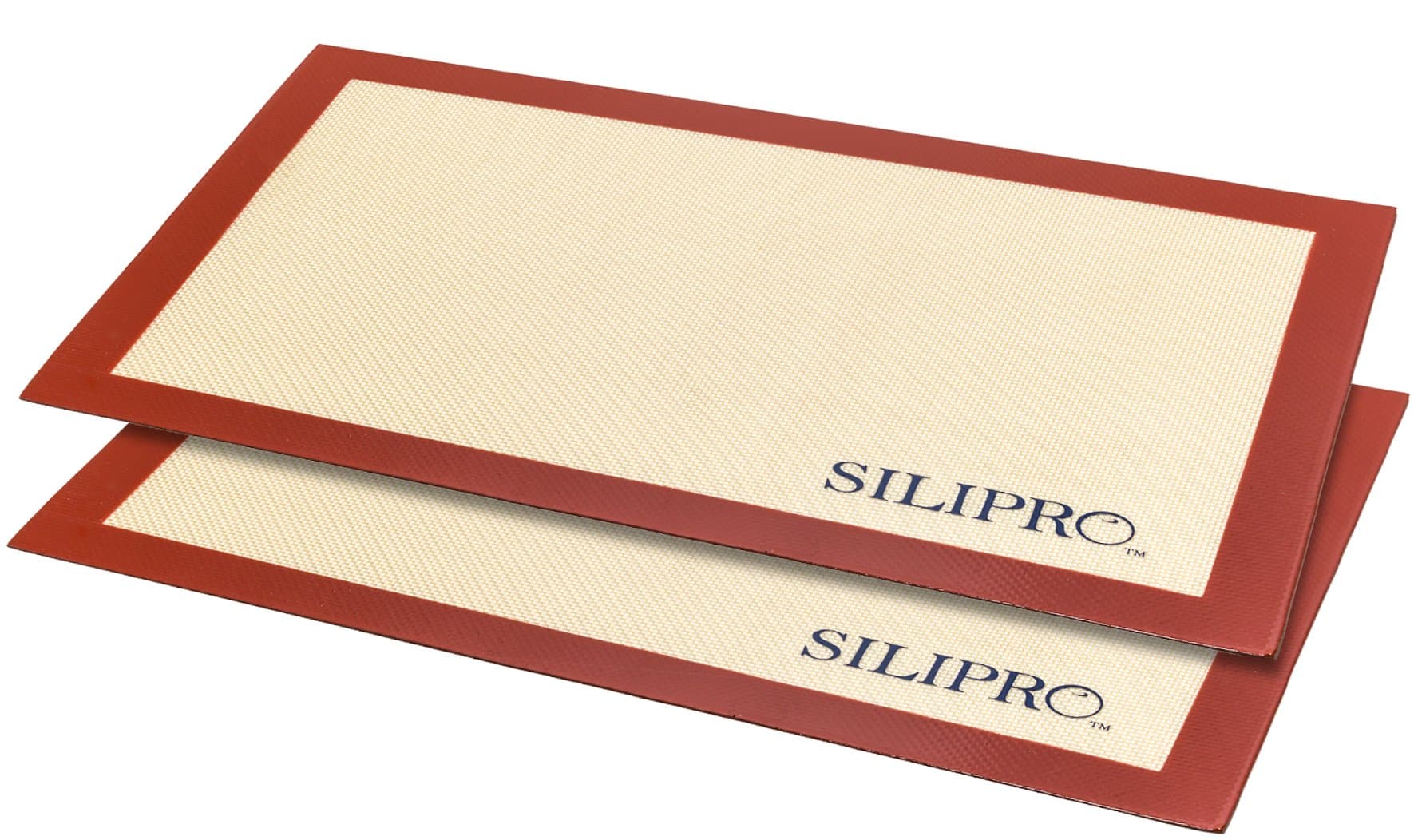 Non-stick Silicone Baking Mat Set 2pk – Easy to Clean + Dishwasher Safe – 16 5/8" x 11" Fits Half Size Sheet Pans