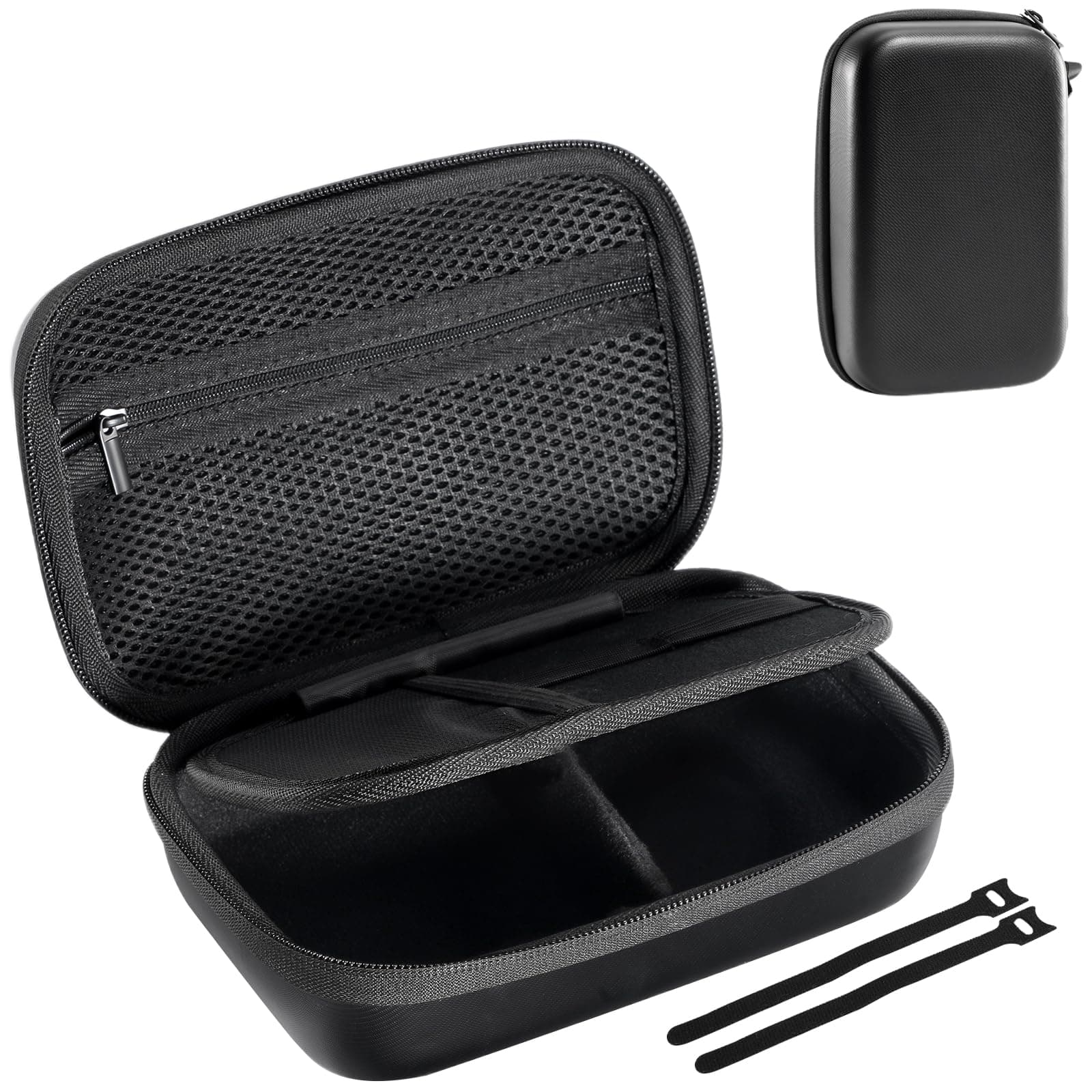 ProCase Hard Travel Electronic Organizer Case for MacBook Power Adapter Chargers Cables Power Bank Apple Magic Mouse Apple Pencil USB Flash Disk SD Card Small Portable Accessories Bag