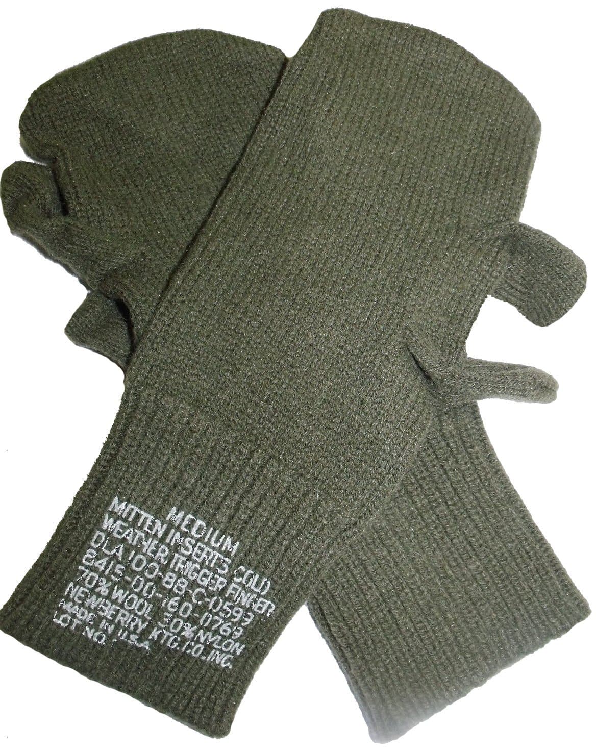 2016 Never Issued U.S. G.I. Trigger Finger Mitten Inserts (2-Pack)