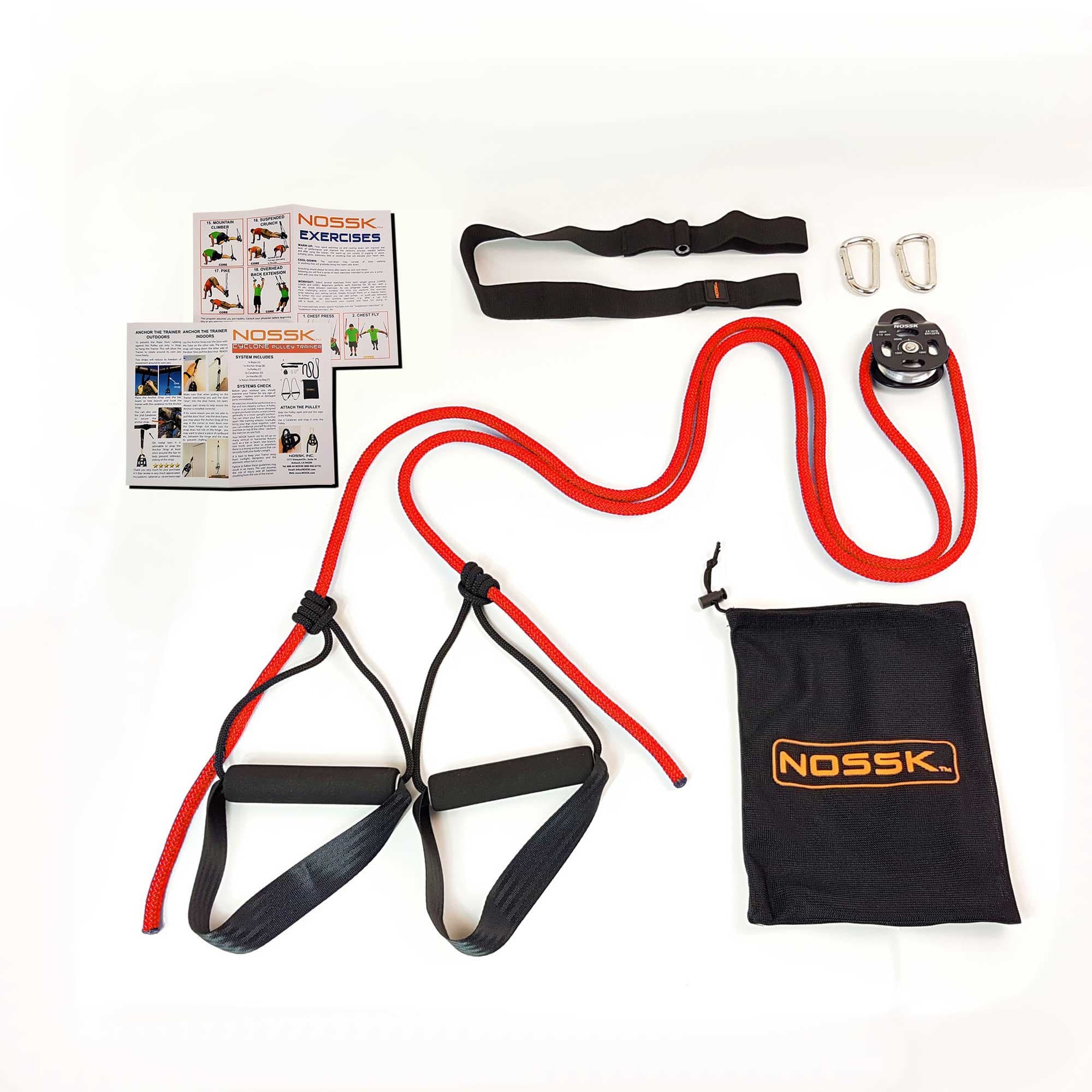 Cyclone Pulley Bodyweight Trainer (Red)