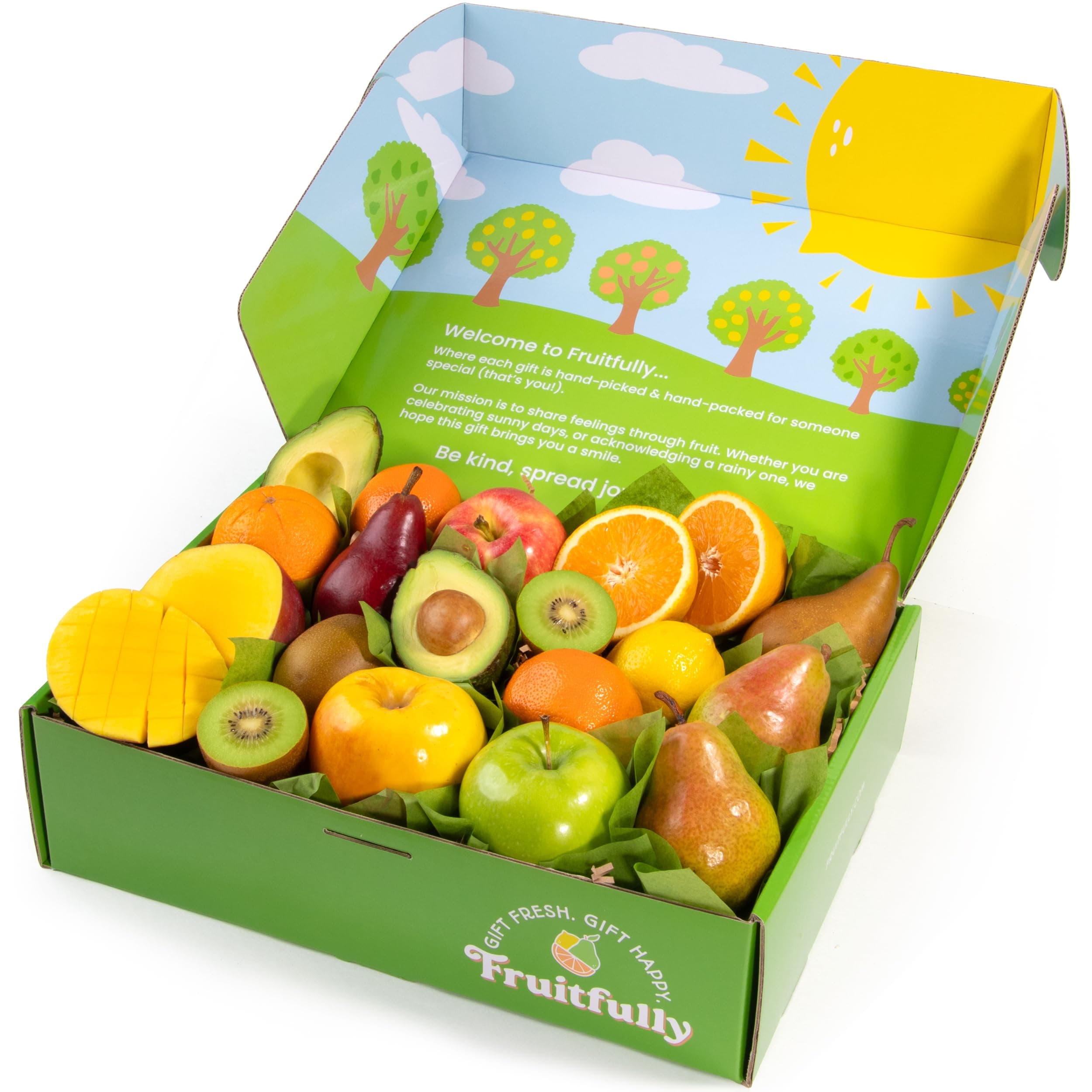 A Gift InsideDeluxe Fruitfully Collection Fruit Gift Box