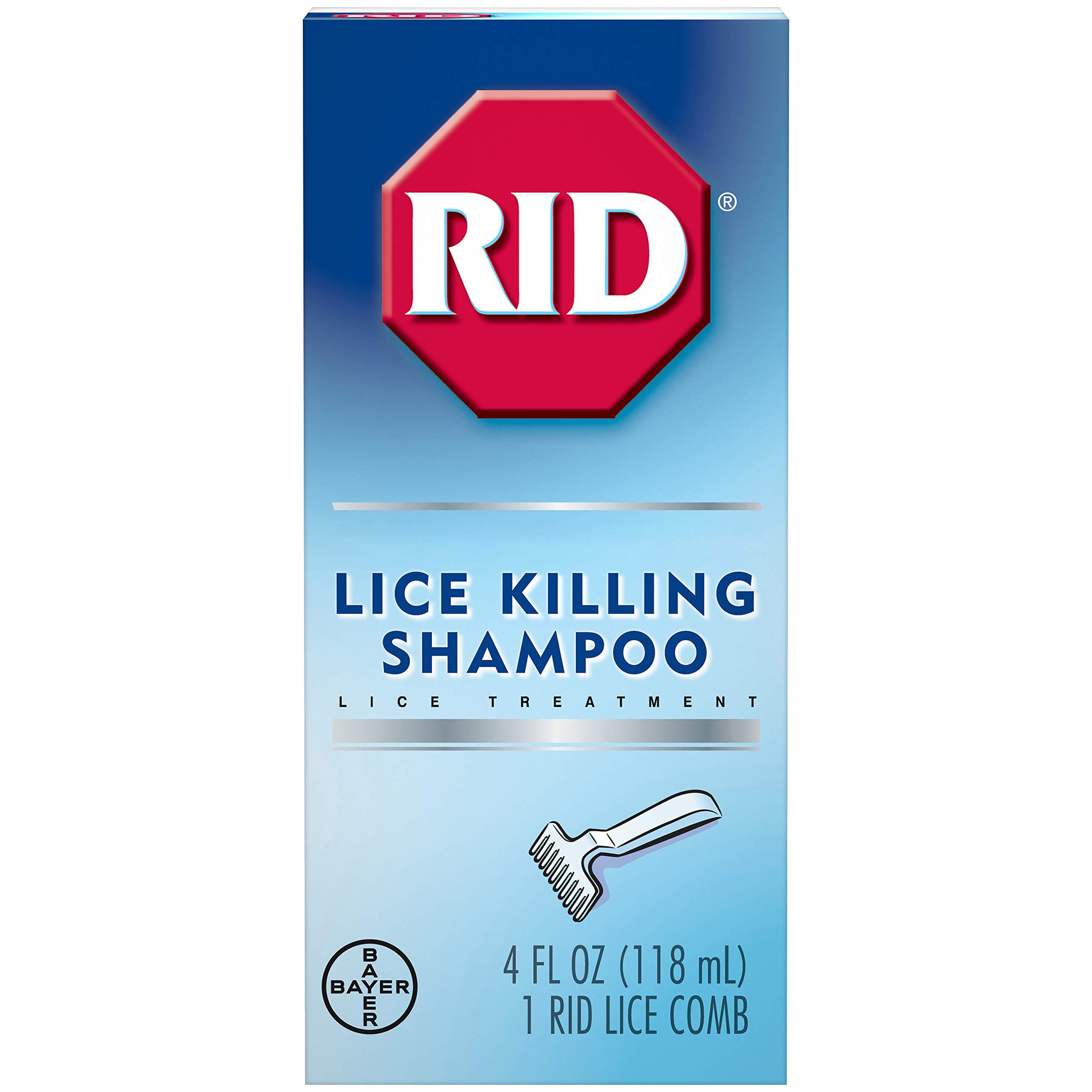 RID Lice Killing Shampoo, 4-Ounce Bottle